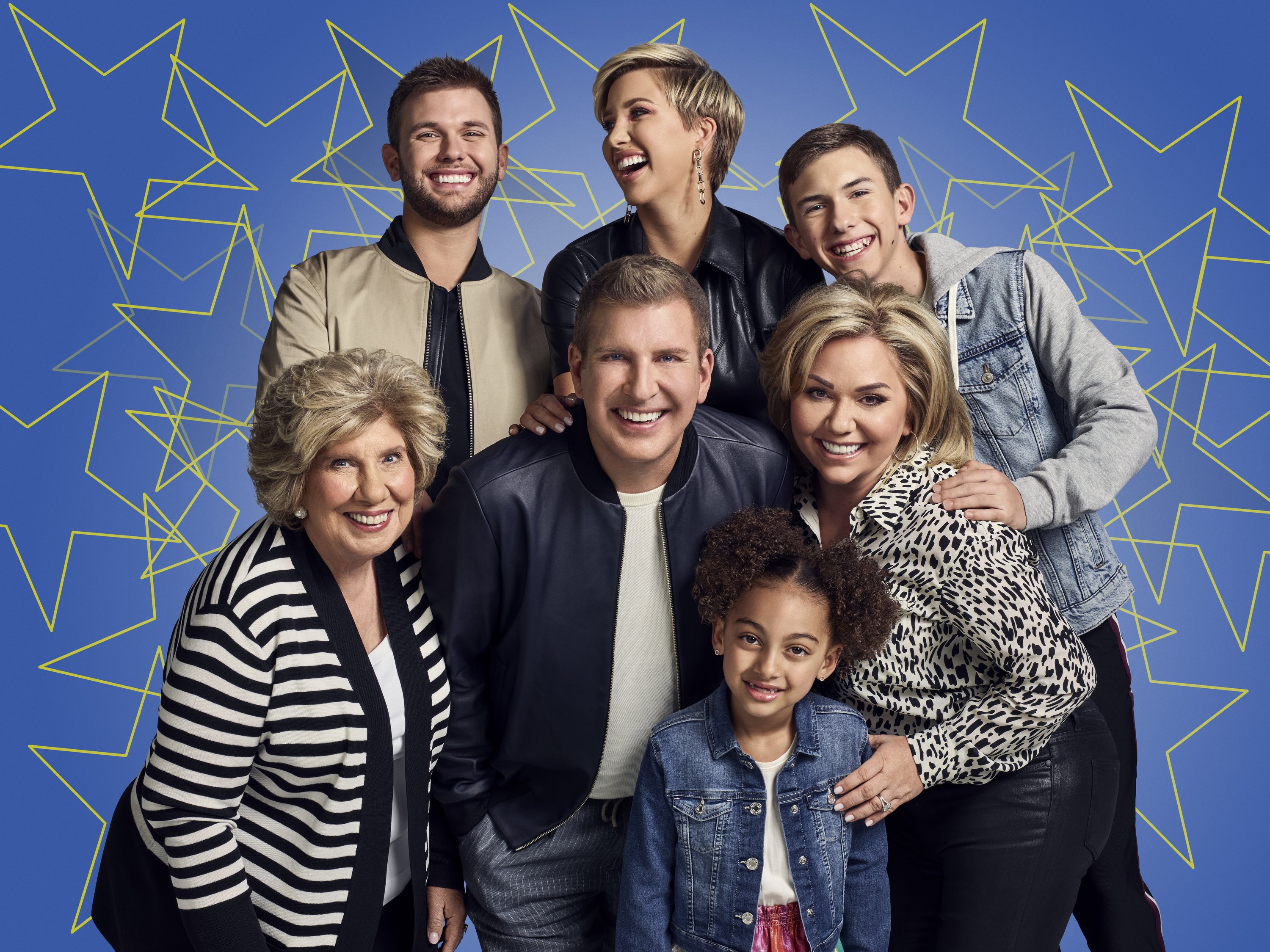 The Chrisley family poses for season eight of "Chrisley Knows Best" on March 9, 2020 | Photo: Getty Images