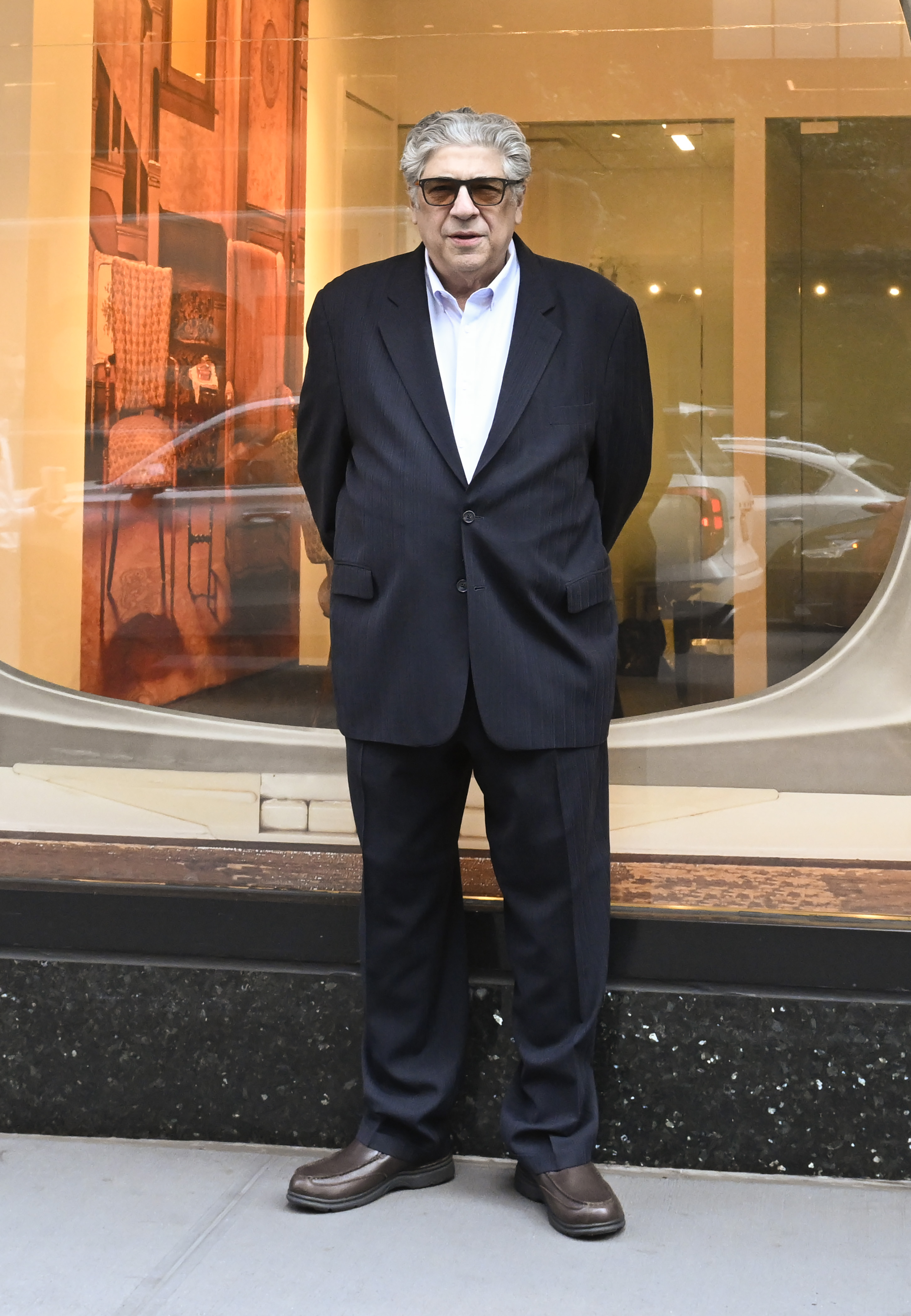 Vincent Pastore poses in New York in 2023. Before becoming one of television's most recognizable mob actors, he worked as a nightclub owner, bouncer, and chauffeur—and friends later said that even after decades of success, he remained deeply connected to his Bronx roots and never let fame change who he was. | Source: Getty Images