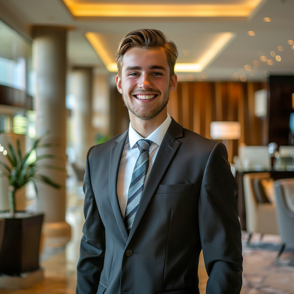 A hotel manager | Source: Midjourney