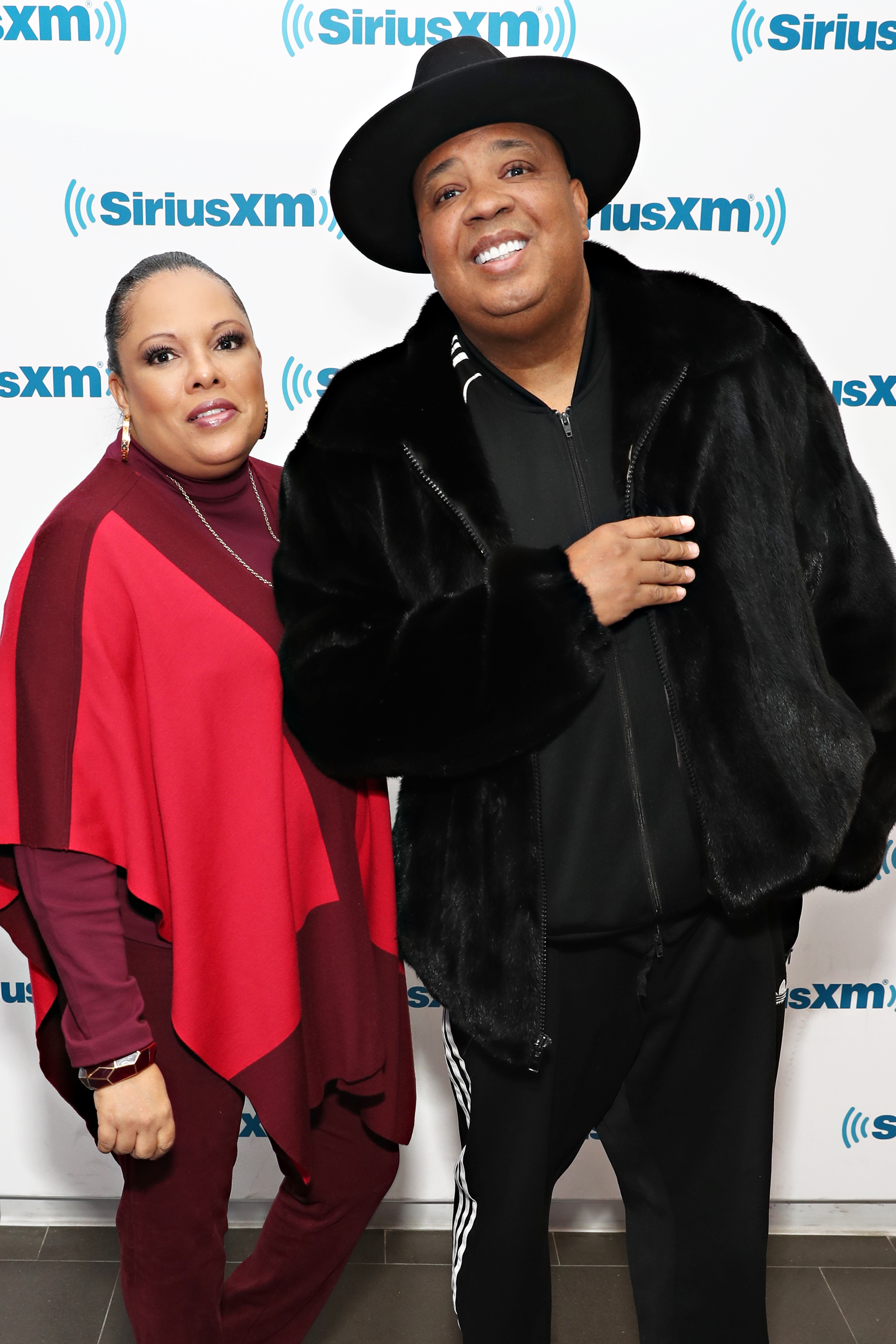 Justine and Joseph Simmons at the SiriusXM Studios on December 12, 2018, in New York City. | Source: Getty Images