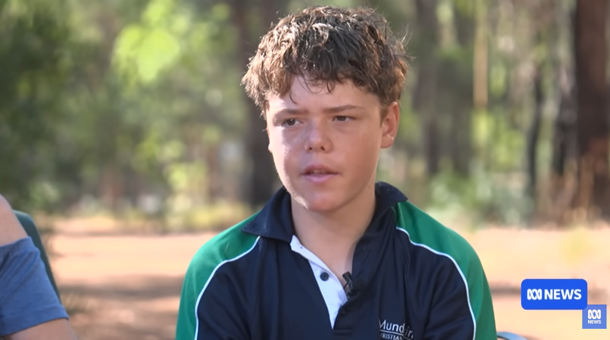 Austin Applebee speaks to ABC News (Australia) on 3 February 2026. | Source: YouTube/ABC News (Australia)