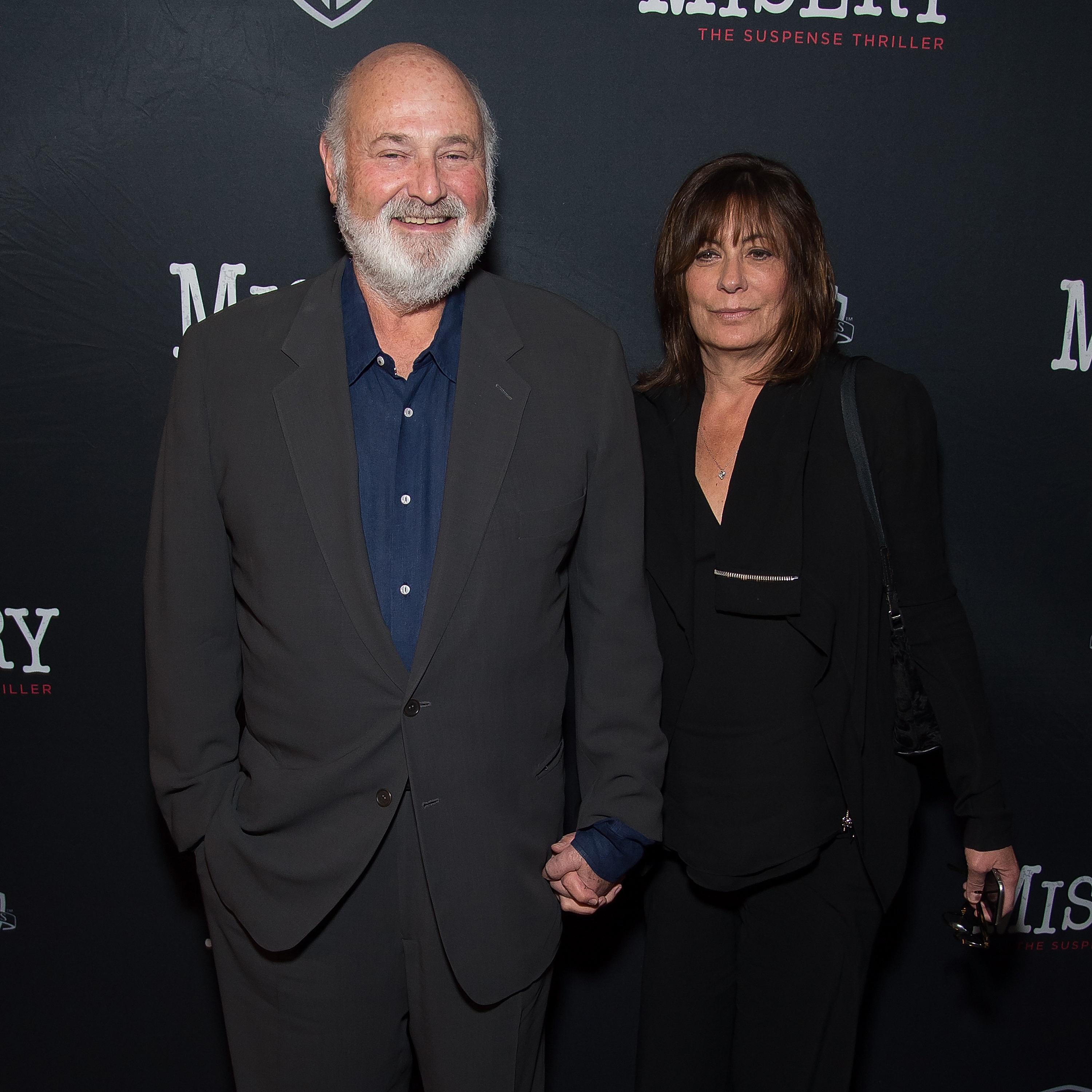 Rob Reiner (L) and Michele Singer Reiner attend "Misery" Broadway opening night at The Broadhurst Theatre on November 15, 2015 in New York City. | Source: Getty Images