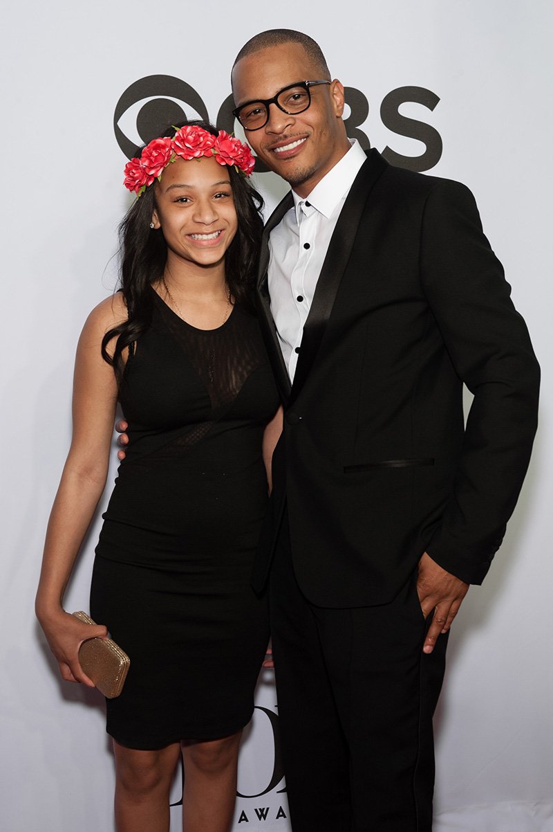 Deyjah Imani Harris (L) and T.I. attend American Theatre Wing's 68th Annual Tony Awards at Radio City Music Hall on June 8, 2014 in New York City. I Image: Getty Images.