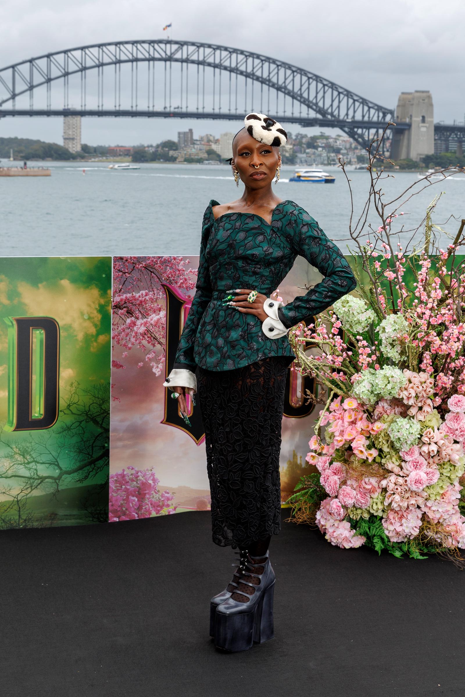 Cynthia Erivo poses for a photocall for the Australian premiere of "Wicked" on November 5, 2024, in Sydney, Australia | Source: Getty Images