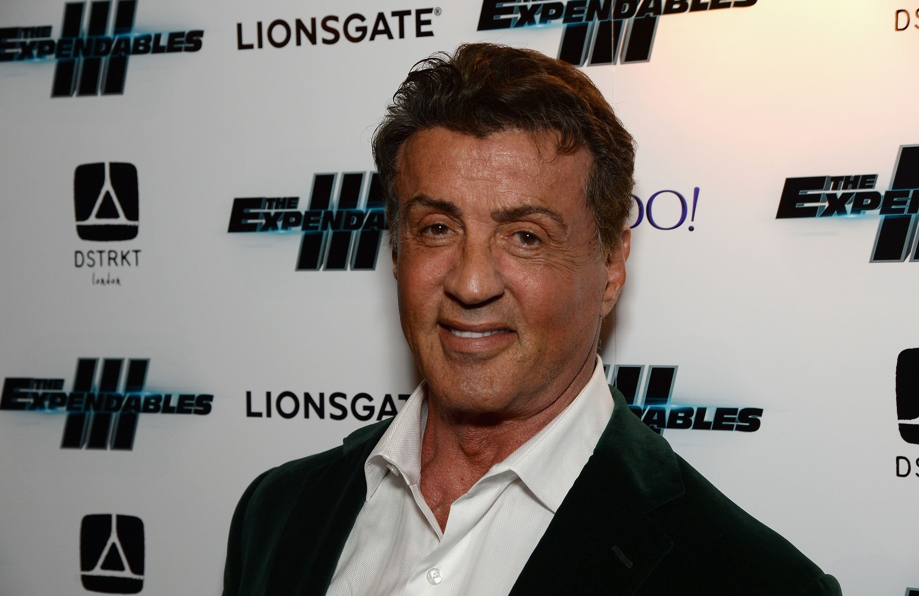 Sylvester Stallone during "The Expendables 3" after party at Dstrkt on August 4, 2014 in London, England. The Expendables 3 is released on August 14, 2014. | Source: Getty Images