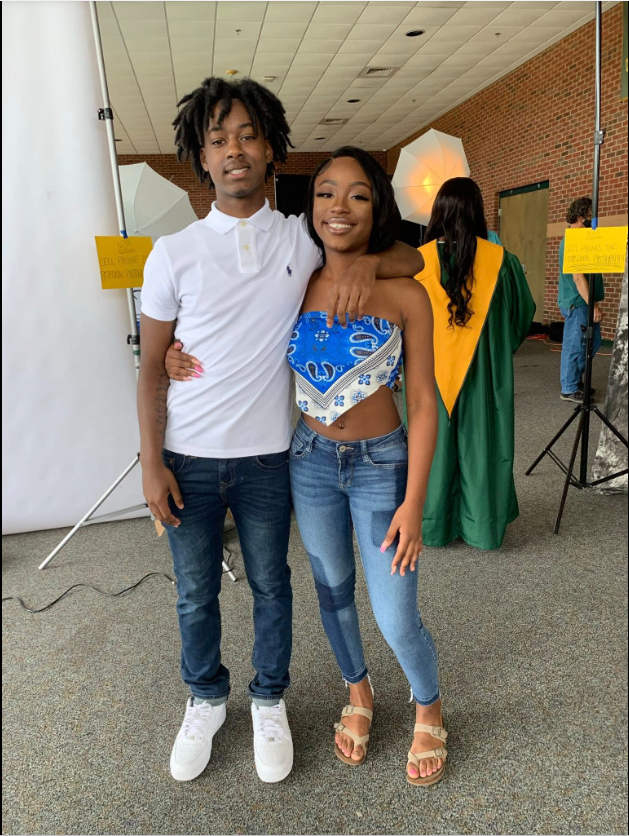 Dominique Goodman's daughter and son, from a post dated June 22, 2025. | Source: Facebook/DominiqueGoodman