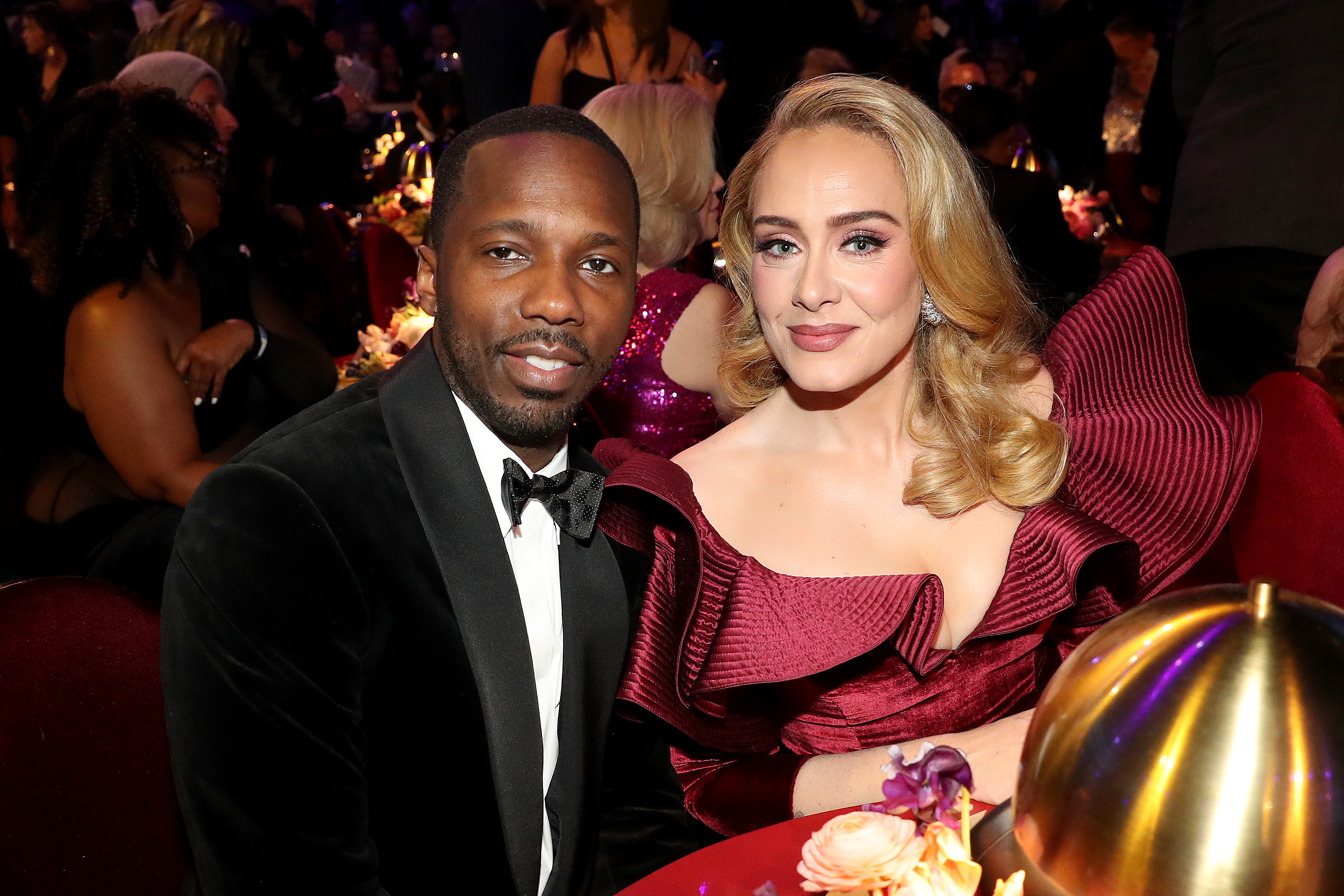 Rich Paul and Adele on February 05, 2023 in Los Angeles, California. | Source: Getty Images