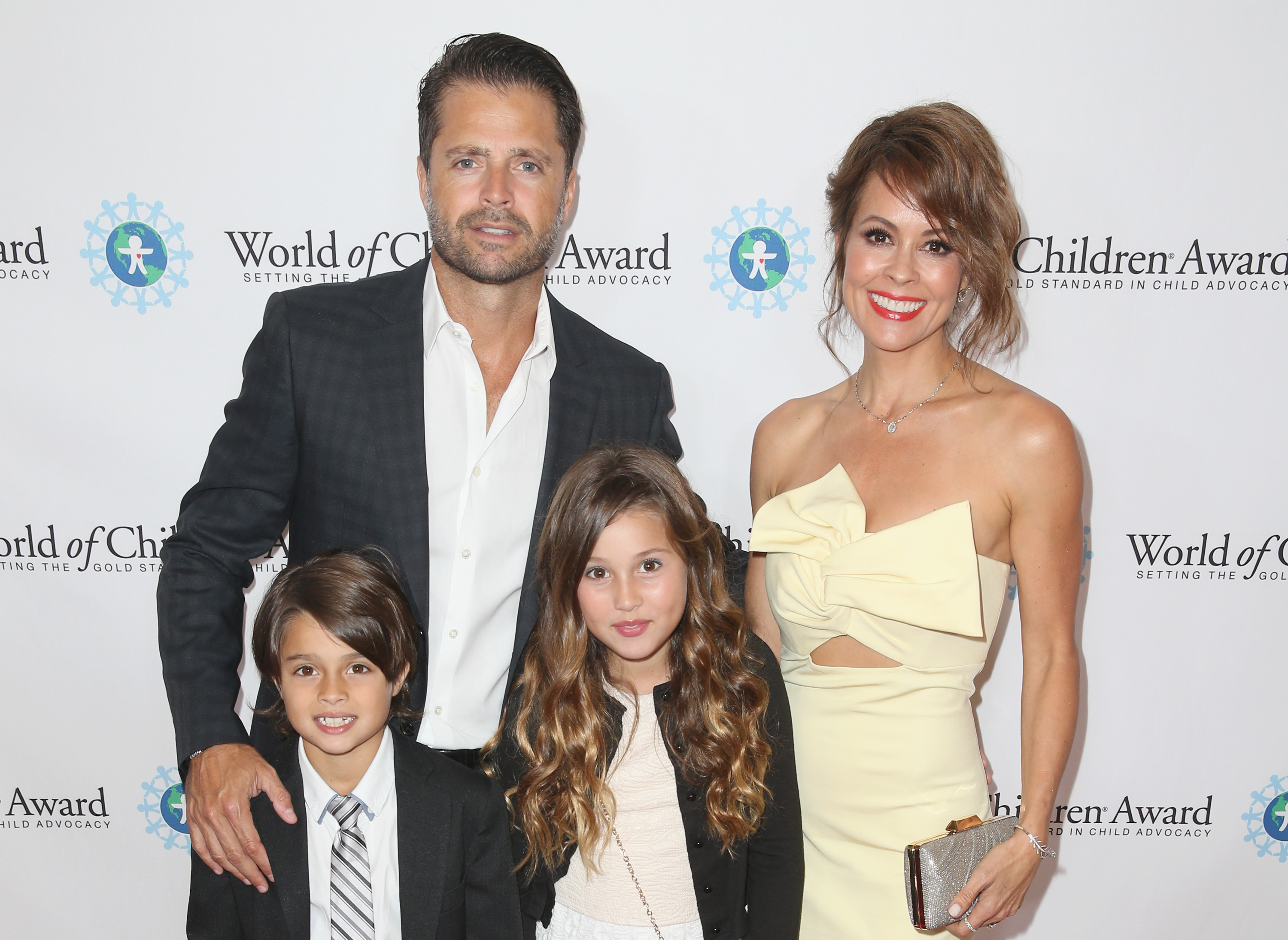 Shaya, David, Rain Charvet, and Brooke Burke attend World Of Children Award Alumni Honors on April 12, 2016, in Beverly Hills, California. | Source: Getty Images