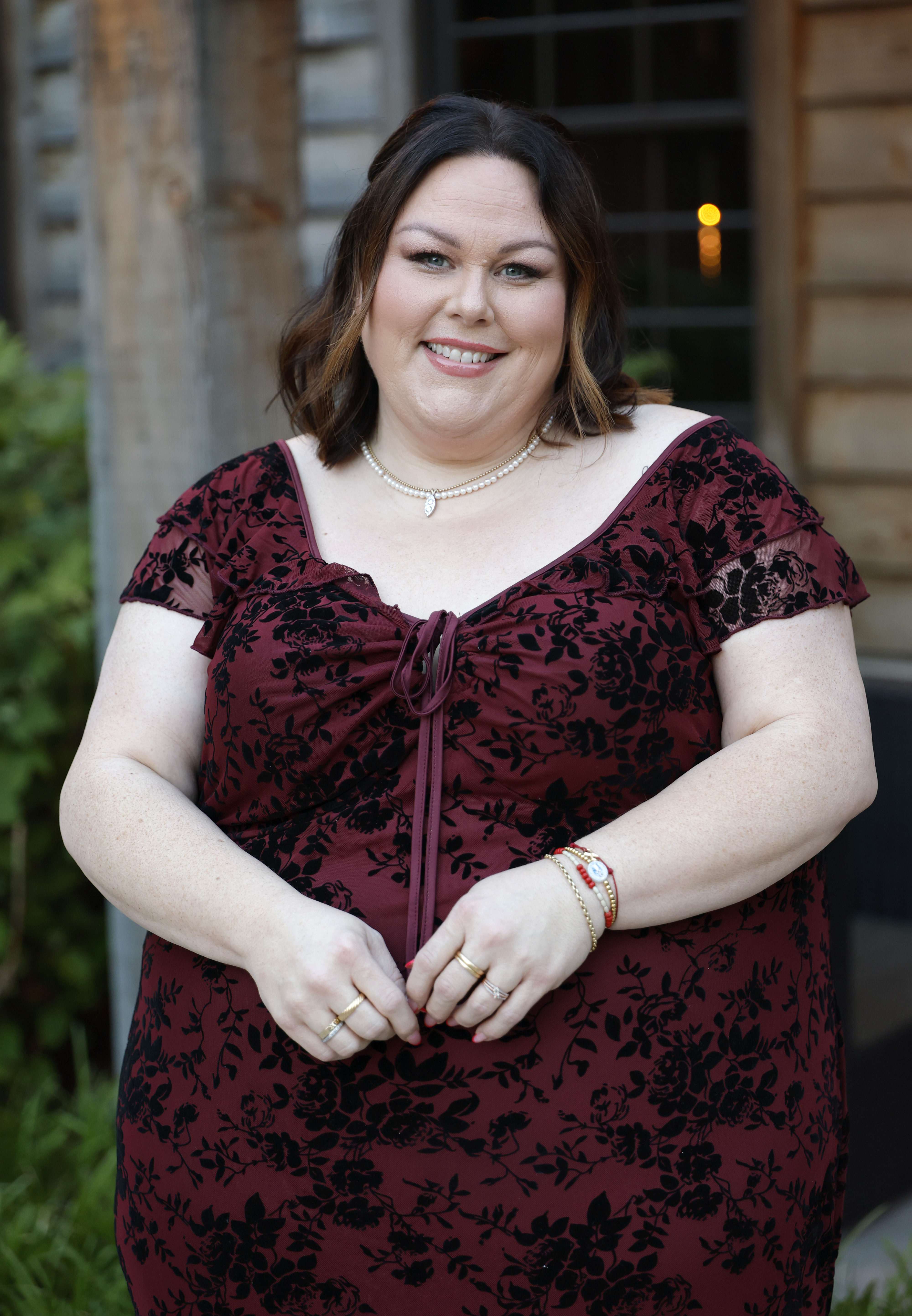 Chrissy Metz poses for photos during An Evening with Ty Herndon: What Mattered Most at Harken Hall on April 11, 2026 in Madison, Tennessee. | Source: Getty Images