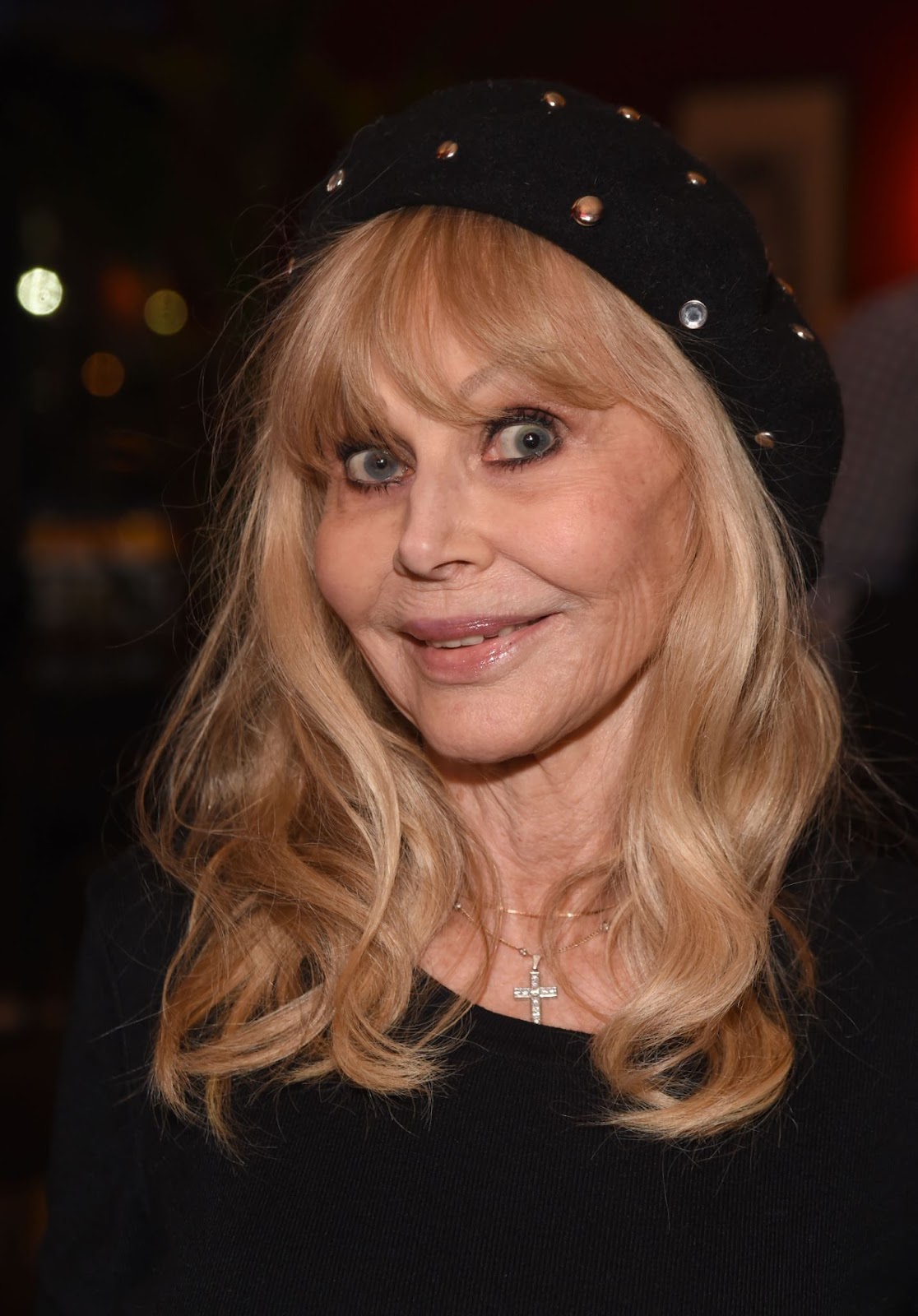 Britt Ekland at the "In Conversation With Malcolm McDowell" event on April 5, 2019, in London, England. | Source: Getty Images