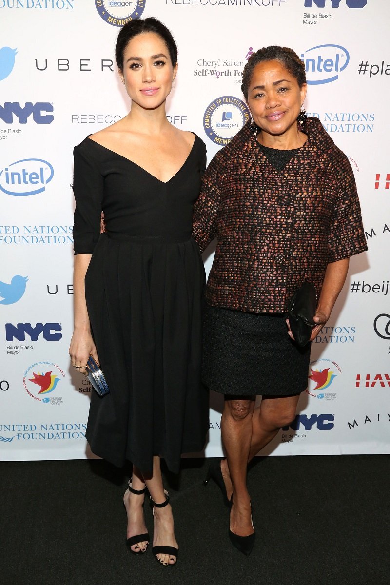Meghan Markle and Doria Ragland on March 10, 2015 in New York City | Photo: Getty Images 