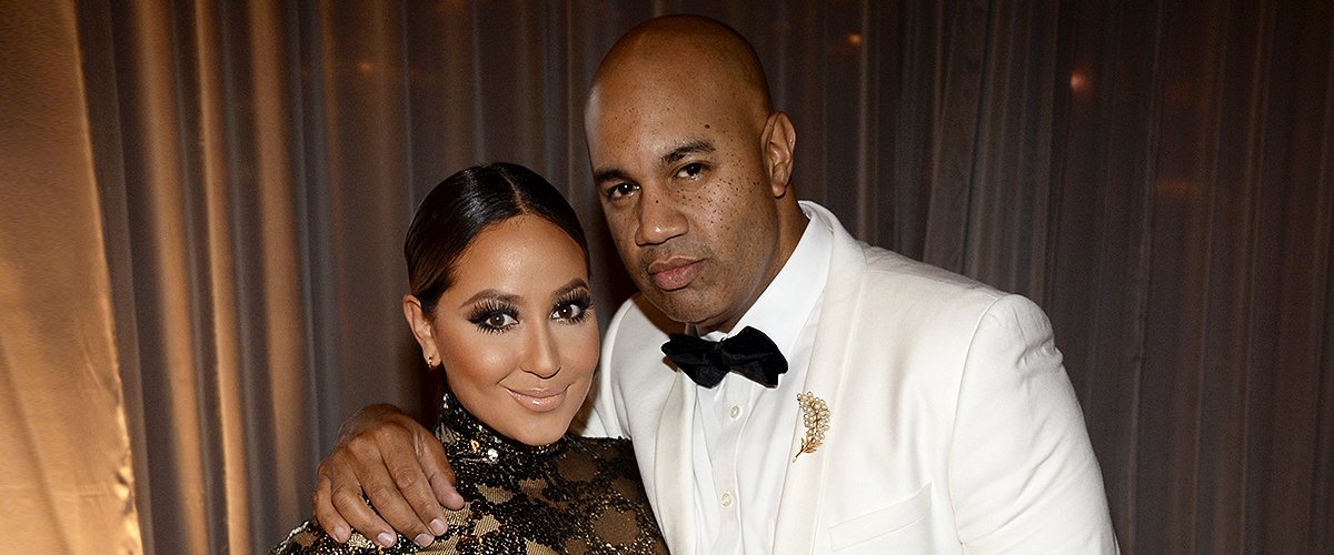 Adrienne Bailon and VP Roc Nation Lenny Santiago at The Inaugural Diamond Ball at The Vineyard on December 11, 2014 | Photo: Getty Images