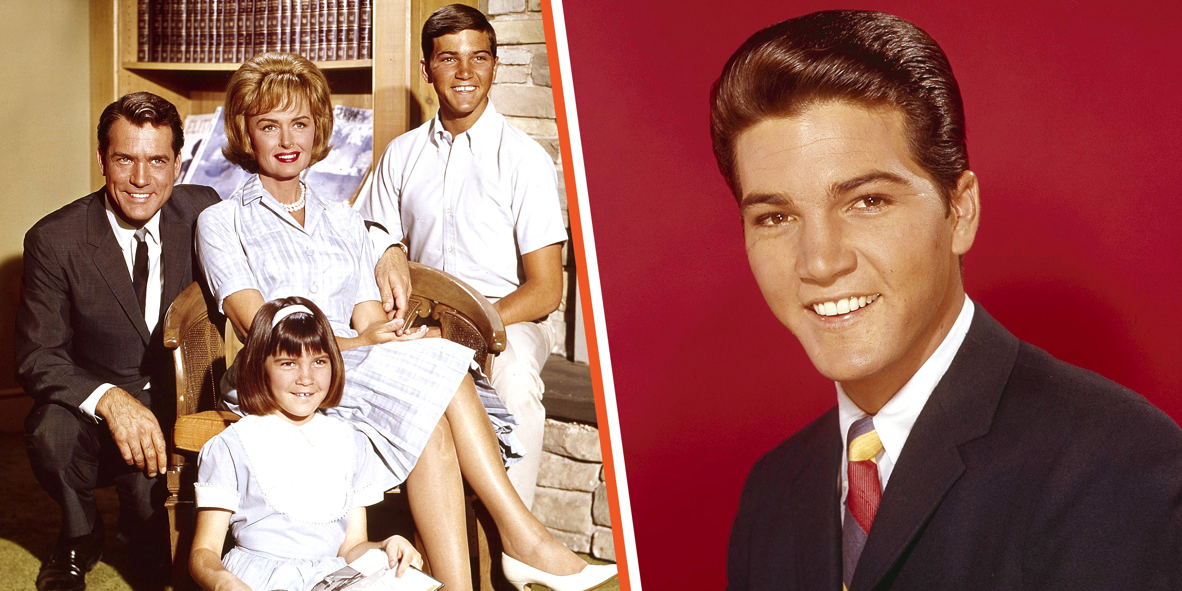 The Cast of "The Donna Reed Show" (L), Paul Petersen (R) | Source: Getty Images