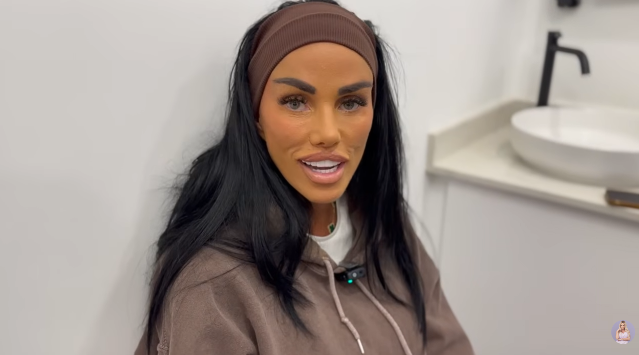 A screengrab of Katie Price's vlog, dated 17 January 2026. | Source: YouTube/Katie Price