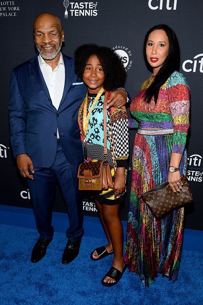 Mike Tyson, Milan Tyson and Kiki Tyson attend the Citi Taste Of Tennis | Image: Getty Images