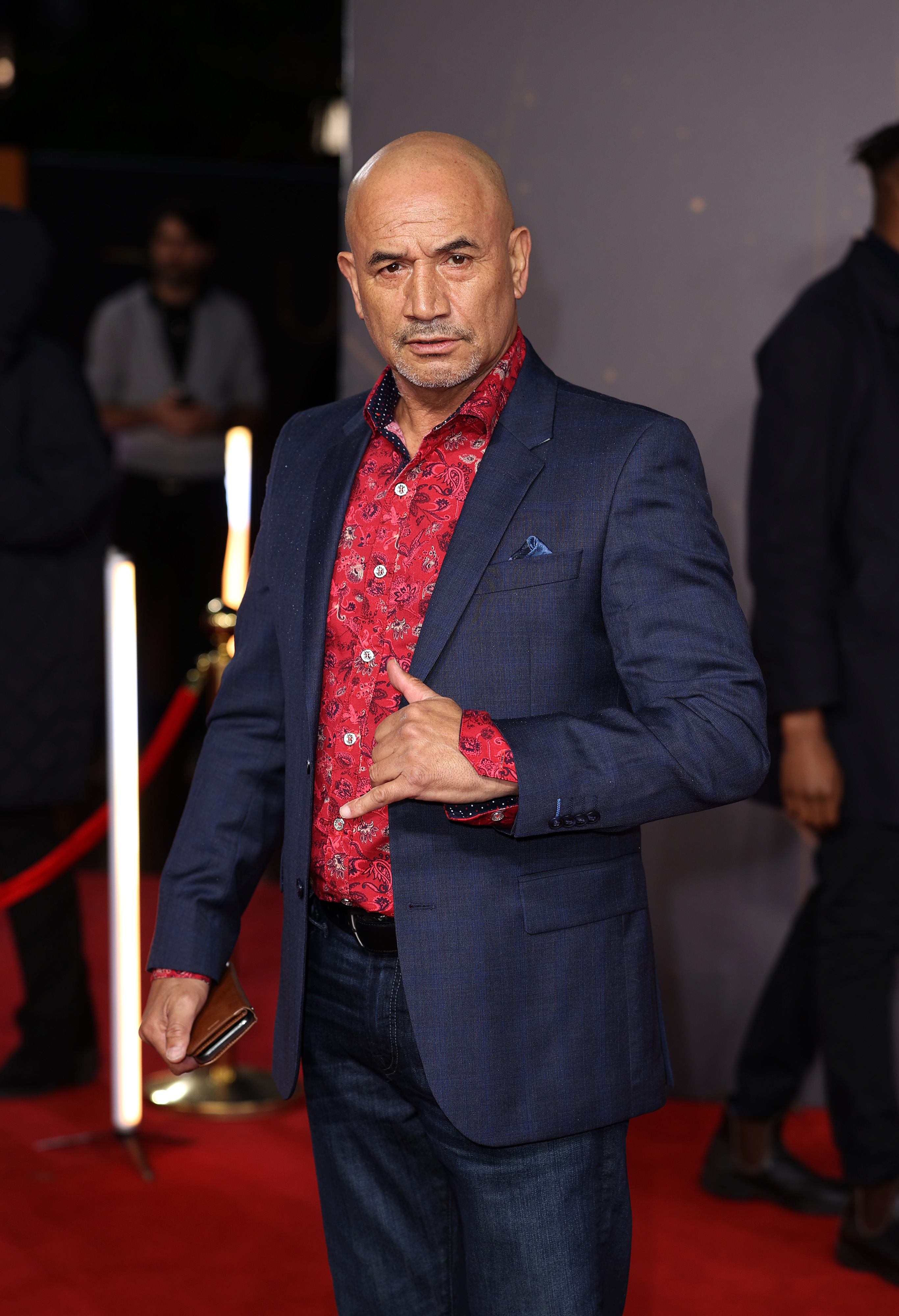 Temuera Morrison at the UK Special Screening of "Dune" on October 18, 2021, in London | Source: Getty Images