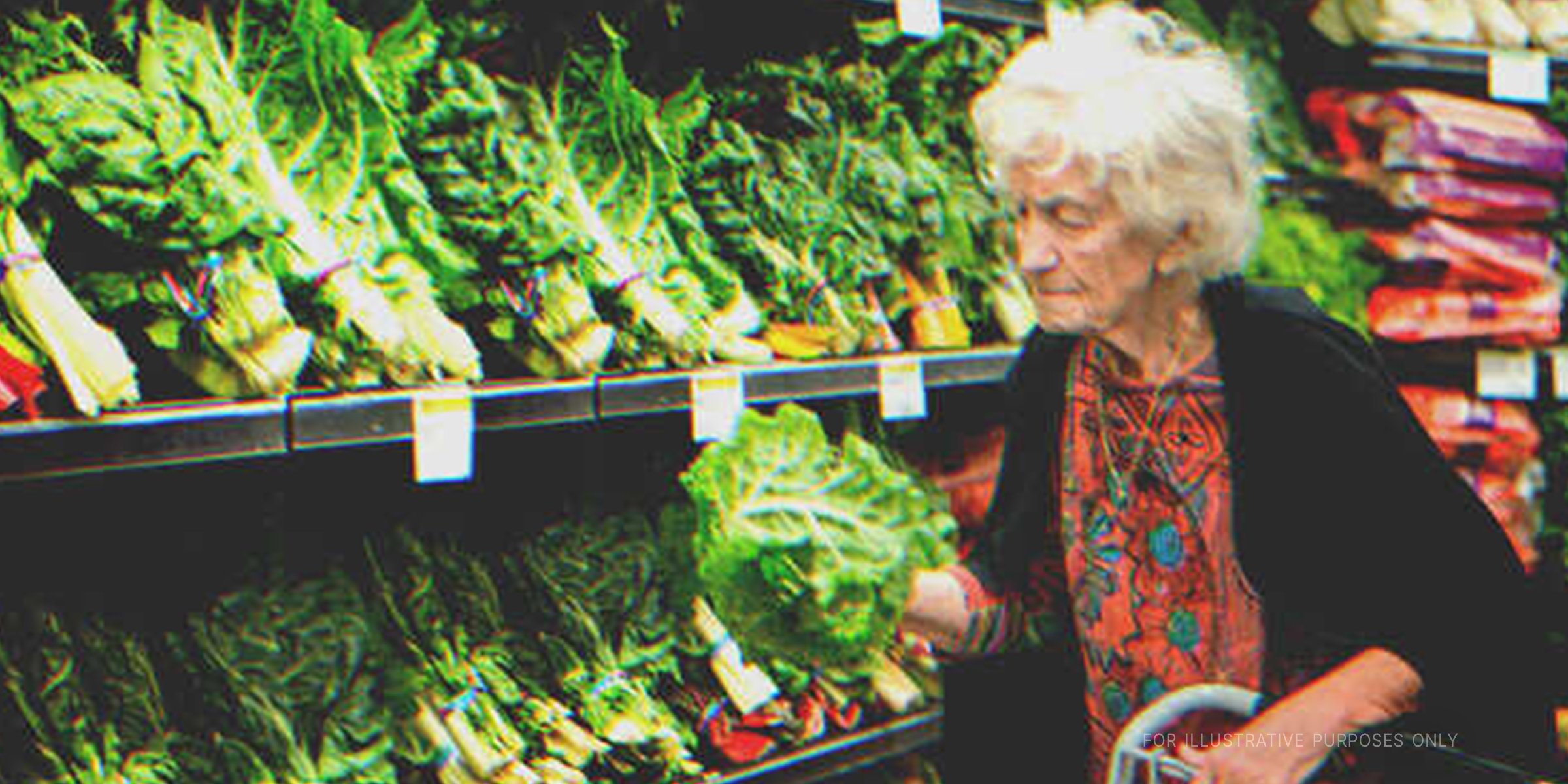 Anciana en el supermercado. | Foto: Getty Images 