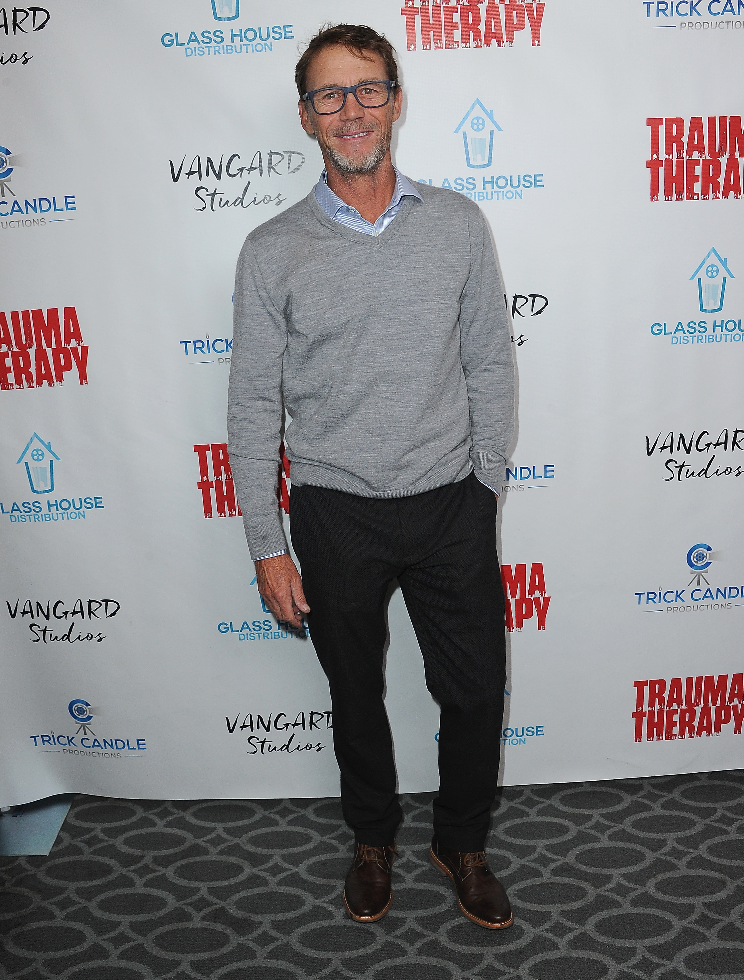 The actor arrives for the premiere of "Trauma Therapy" held at Harmony Gold Theater on October 1, 2019 in Los Angeles, California | Source: Getty Images