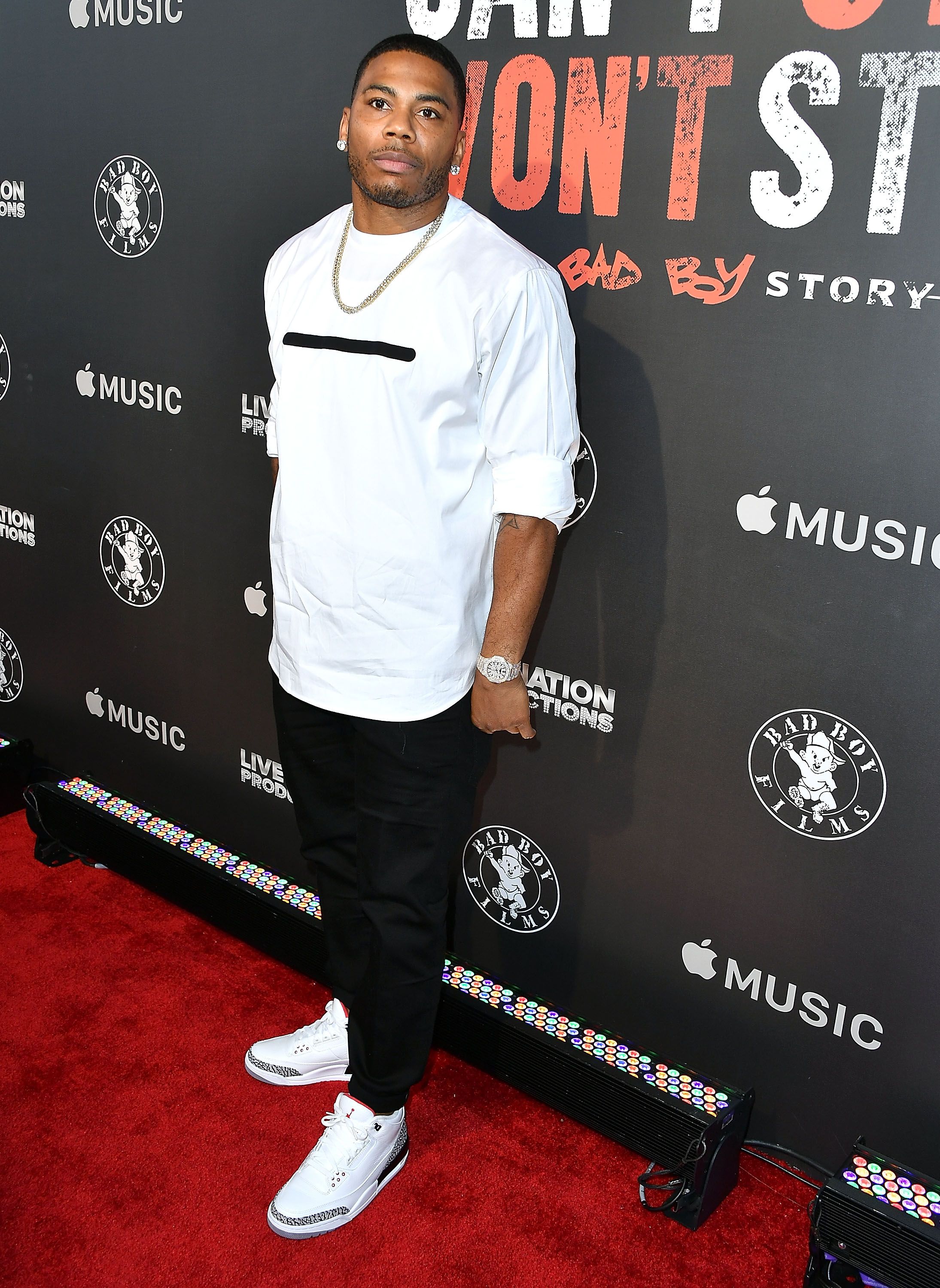  Nelly at the Los Angeles Premiere Of "Can't Stop Won't Stop" at Writers Guild of America, West on June 21, 2017 in Los Angeles, California | Photo: Getty Images