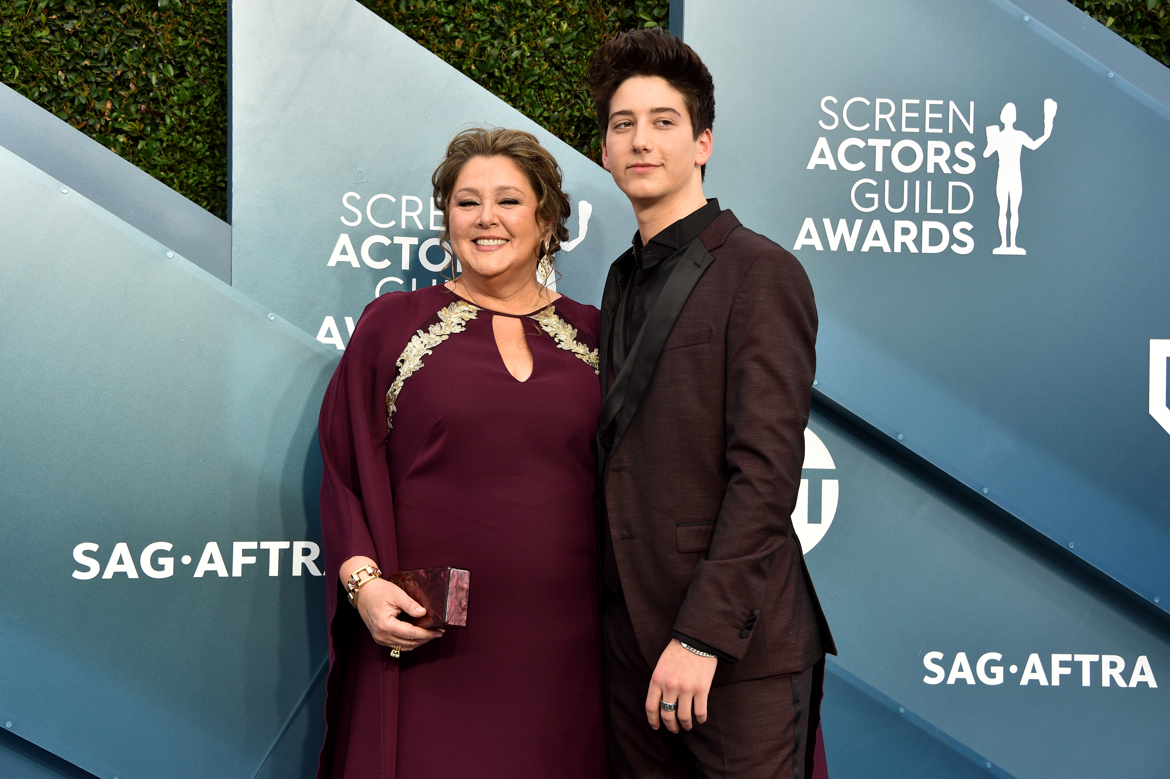 Camryn Manheim and Milo Manheim attend the 26th Annual Screen Actors Guild Awards at The Shrine Auditorium on January 19, 2020, in Los Angeles, California. | Source: Getty Images