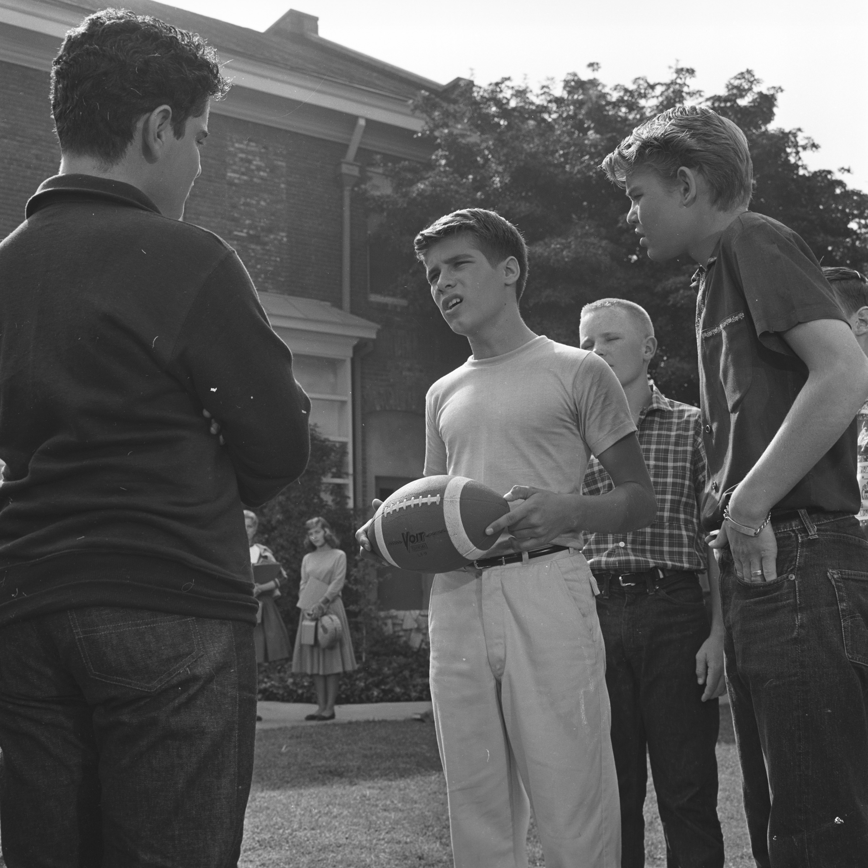 Don Grady and Extras on the set of "My Three Sons," 1960 | Source: Getty Images