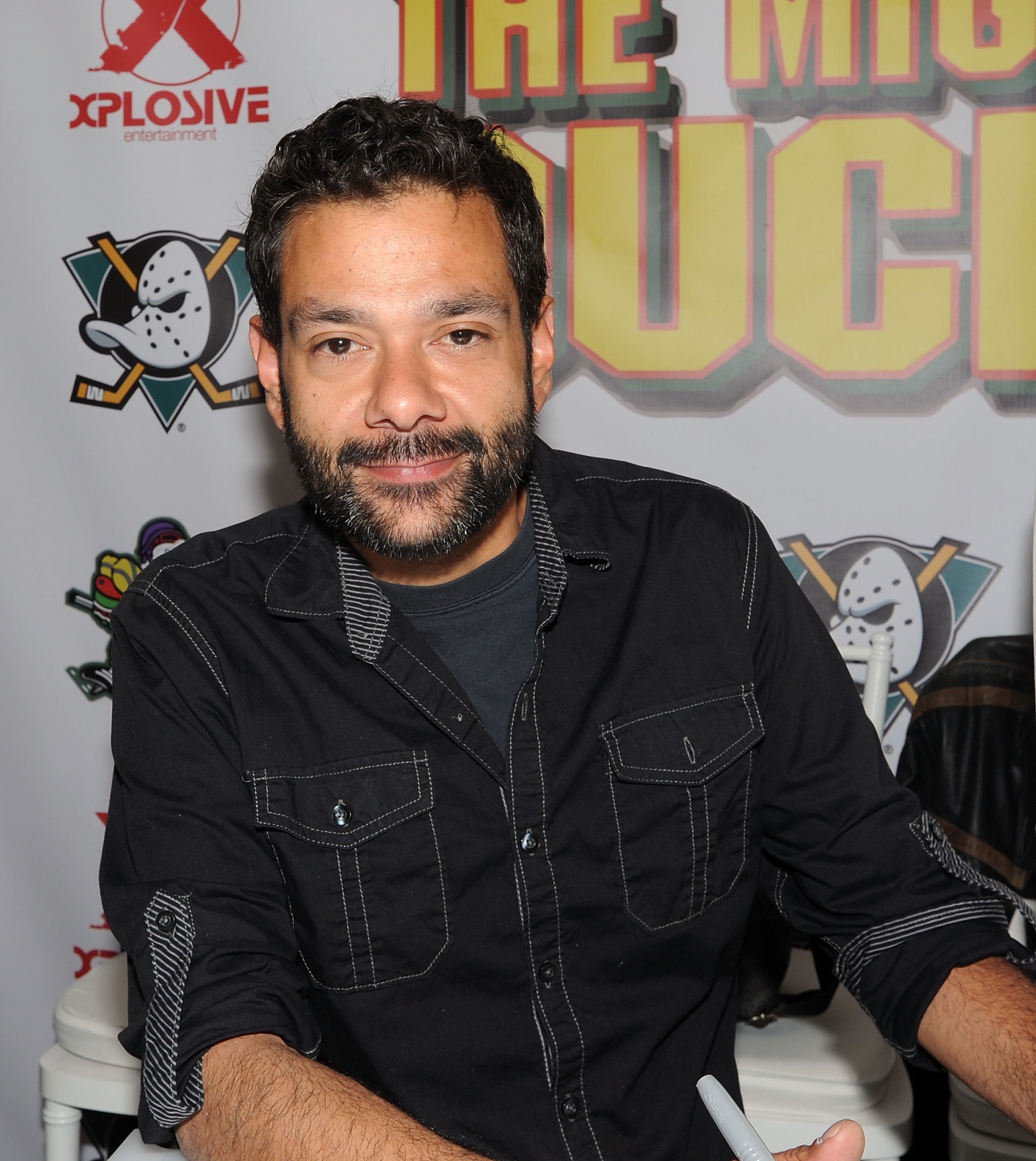 Shaun Weiss from the movie "The Mighty Ducks" attends day 2 of the Chiller Theater Expo at Sheraton Parsippany Hotel on April 25, 2015. | Source: Getty Images