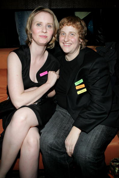 Cynthia Nixon and Christine Marinoni at Cain on February 10, 2005 in New York City | Photo: Getty Images