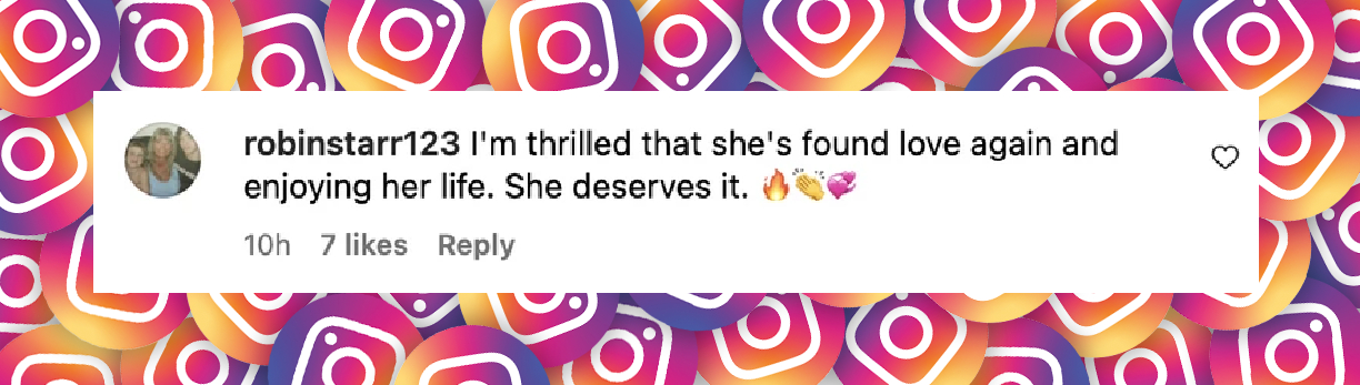 A netizen's comment on Sofia Vergara's new relationship with Justin Saliman, posted in July 2024 | Source: Instagram/entertainmenttonight