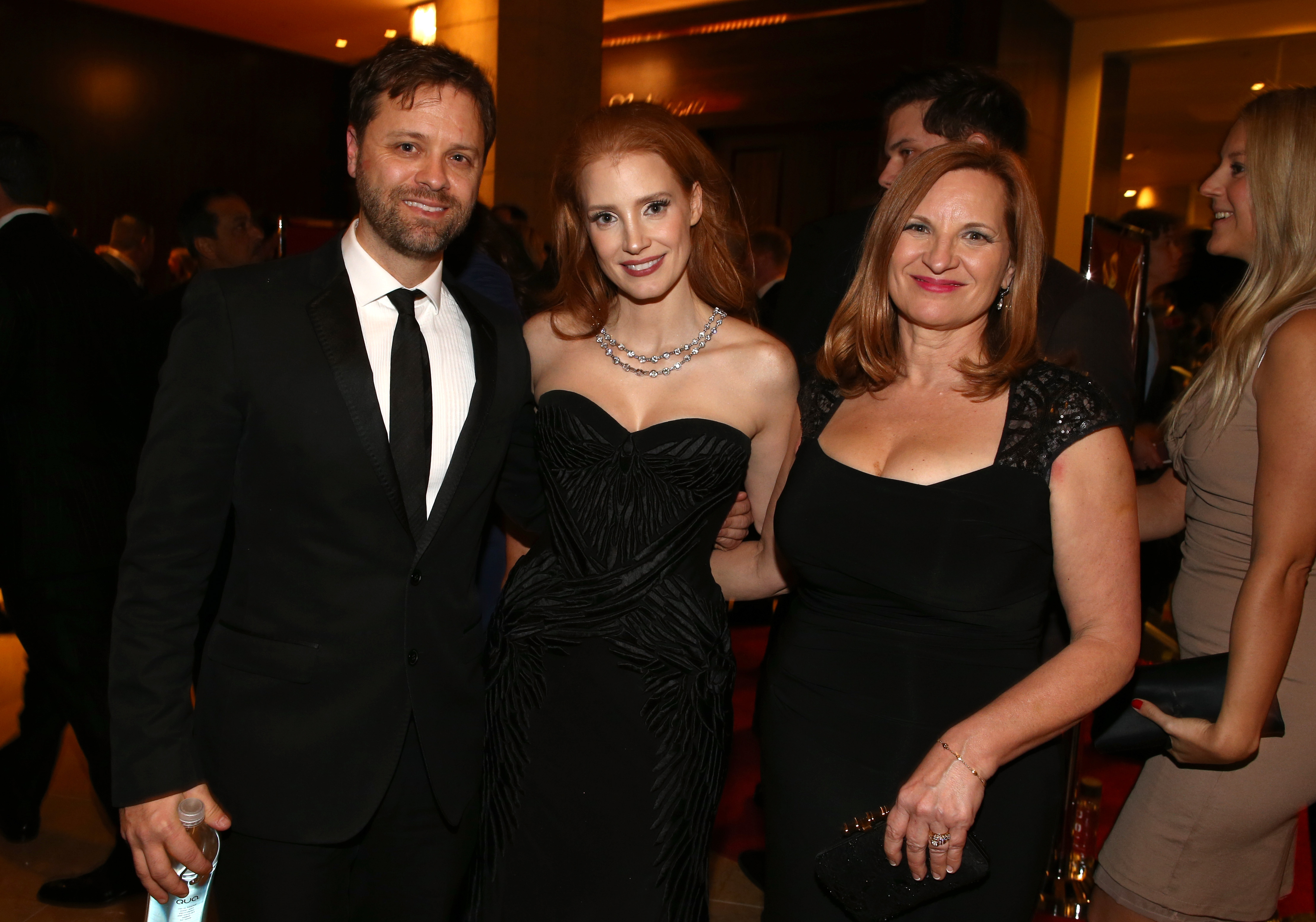 Jessica Chastain wanted to do more with a career before becoming a mother. At this event, she and Jerri Chastain posed during an after-party at the Beverly Hilton Hotel on January 12, 2014, in Beverly Hills, California. | Source: Getty Images