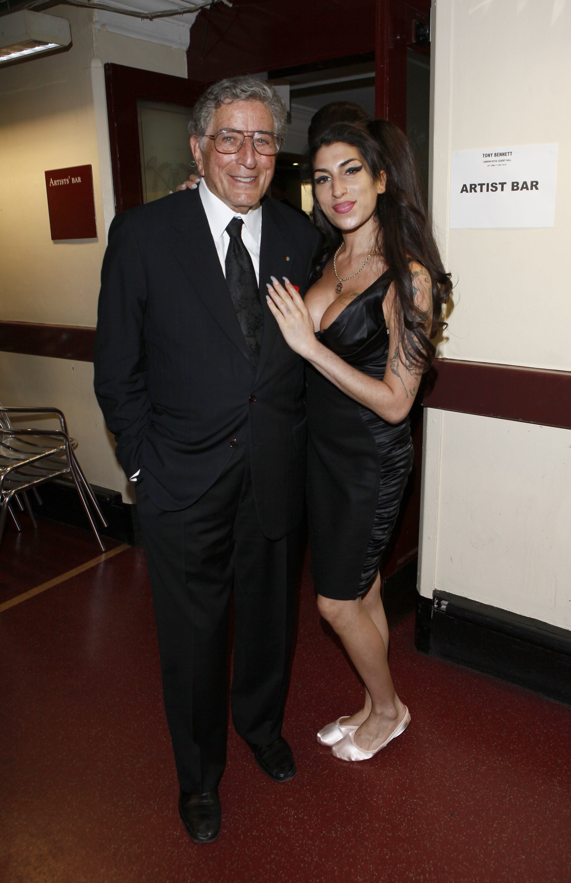 Tony Bennett and Amy Winehouse attend the after show party for Tony Bennett's concert at Royal Albert Hall on July 1, 2010 | Getty Images