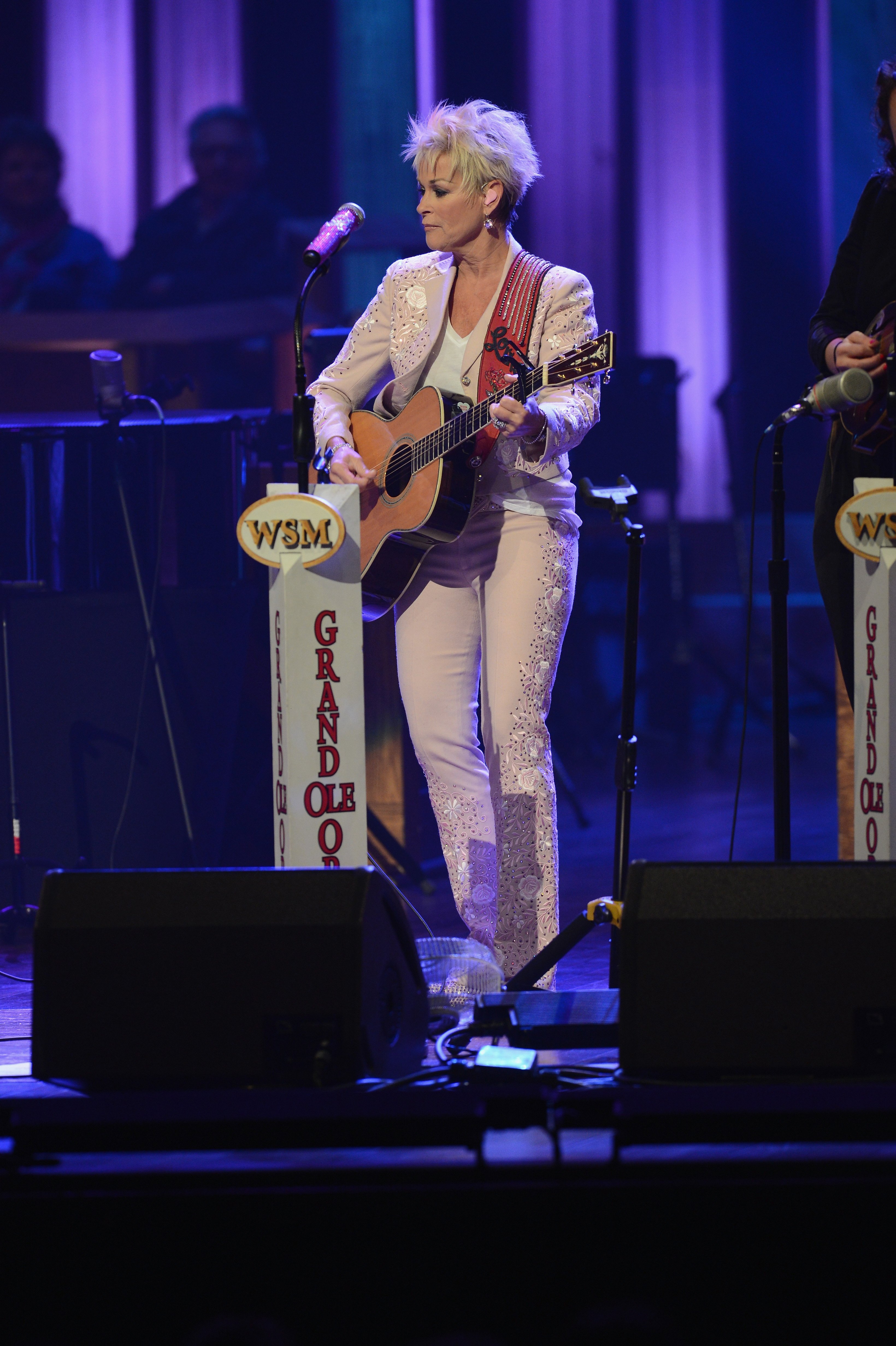 Musician Lorrie Morgan performs during the 5th annual Opry Goes Pink show at The Grand Ole Opry on October 22, 2013 in Nashville, Tennessee. | Source: Getty Images