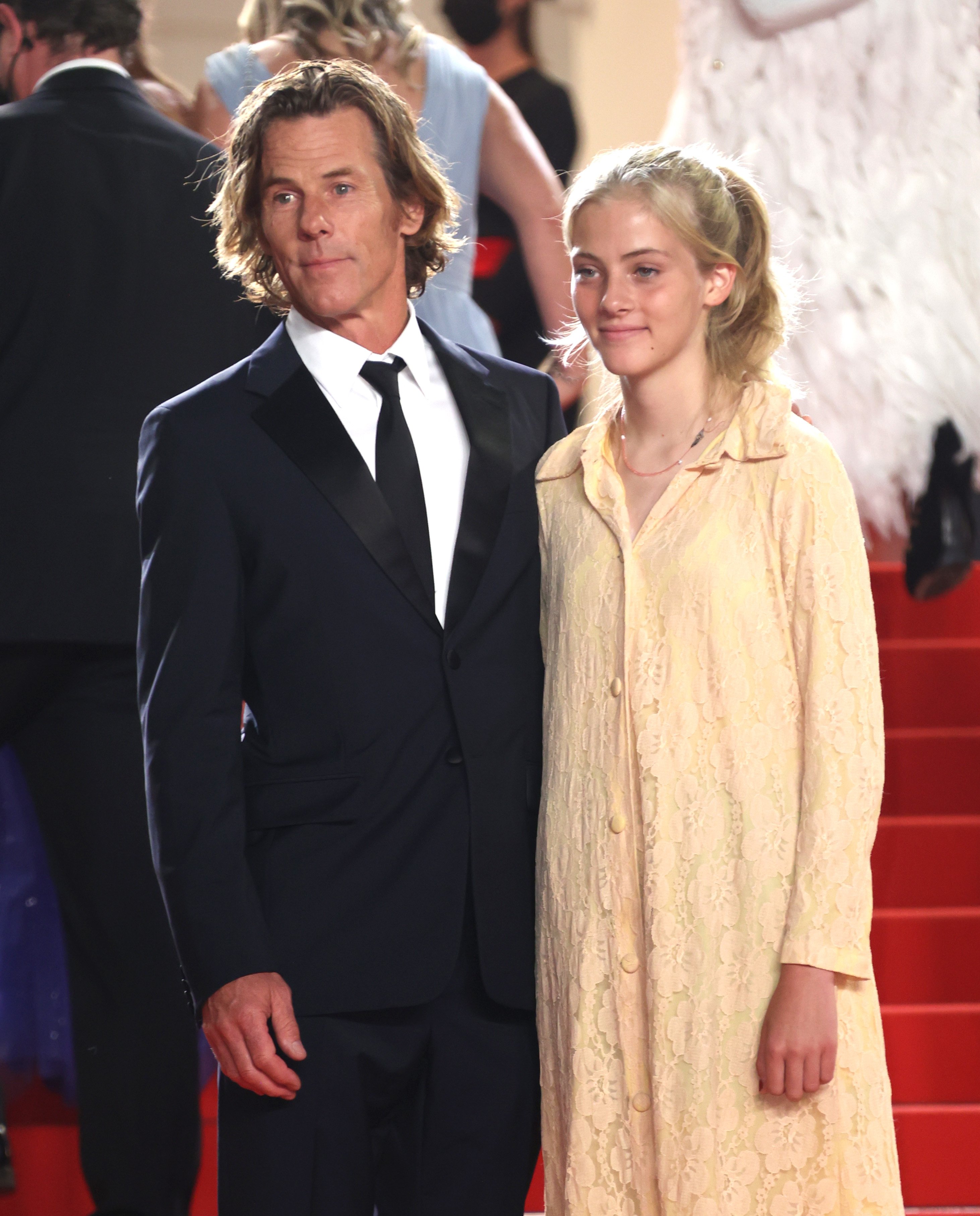 Hazel Moder and Daniel Moder at the screening of "Flag Day" at the 74th annual Cannes Film Festival on July 10, 2021 | Source: Getty Images