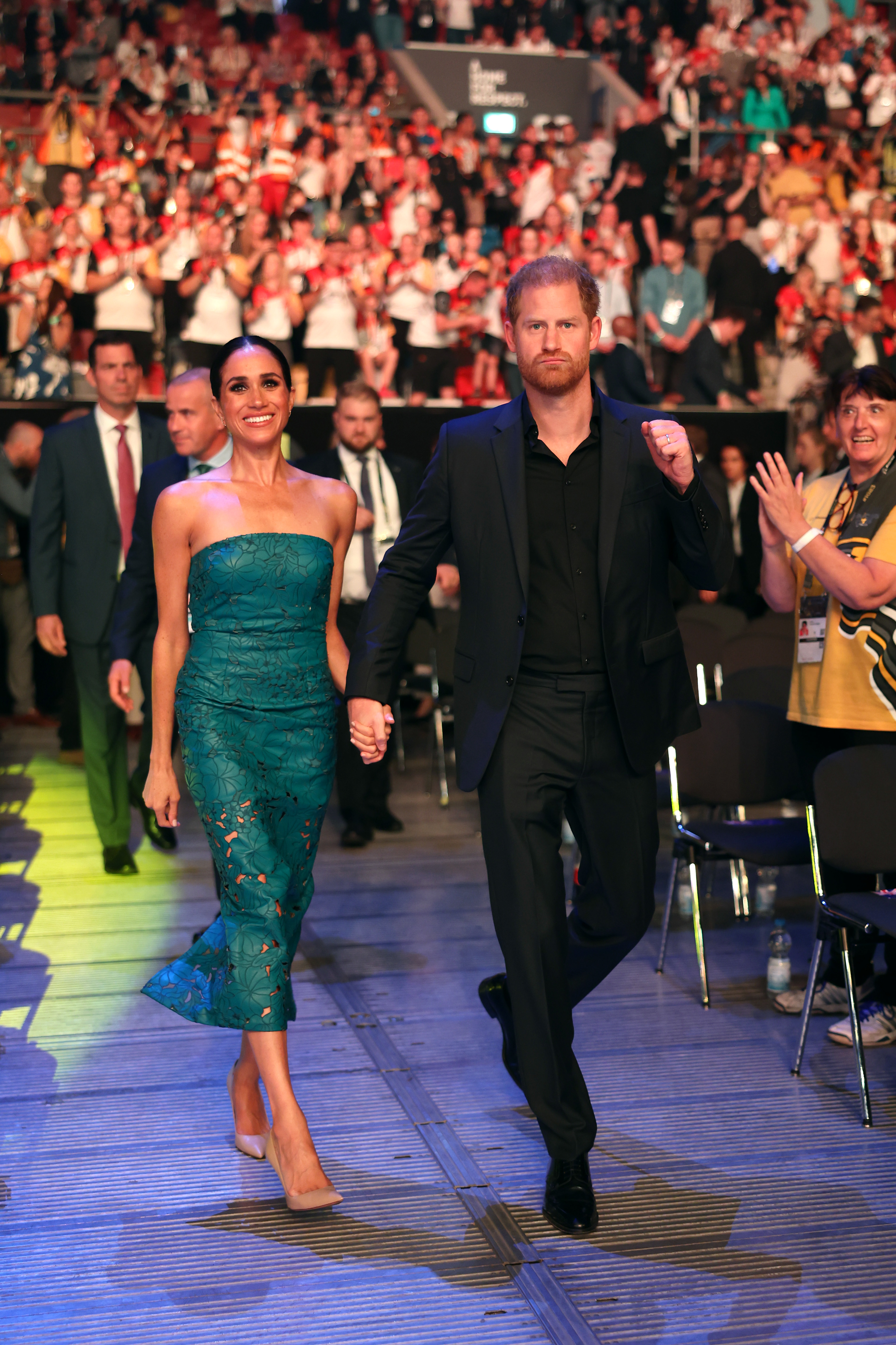 Prince Harry and Meghan, Duchess of Sussex in Düsseldorf, Germany in 2023 | Source: Getty Images