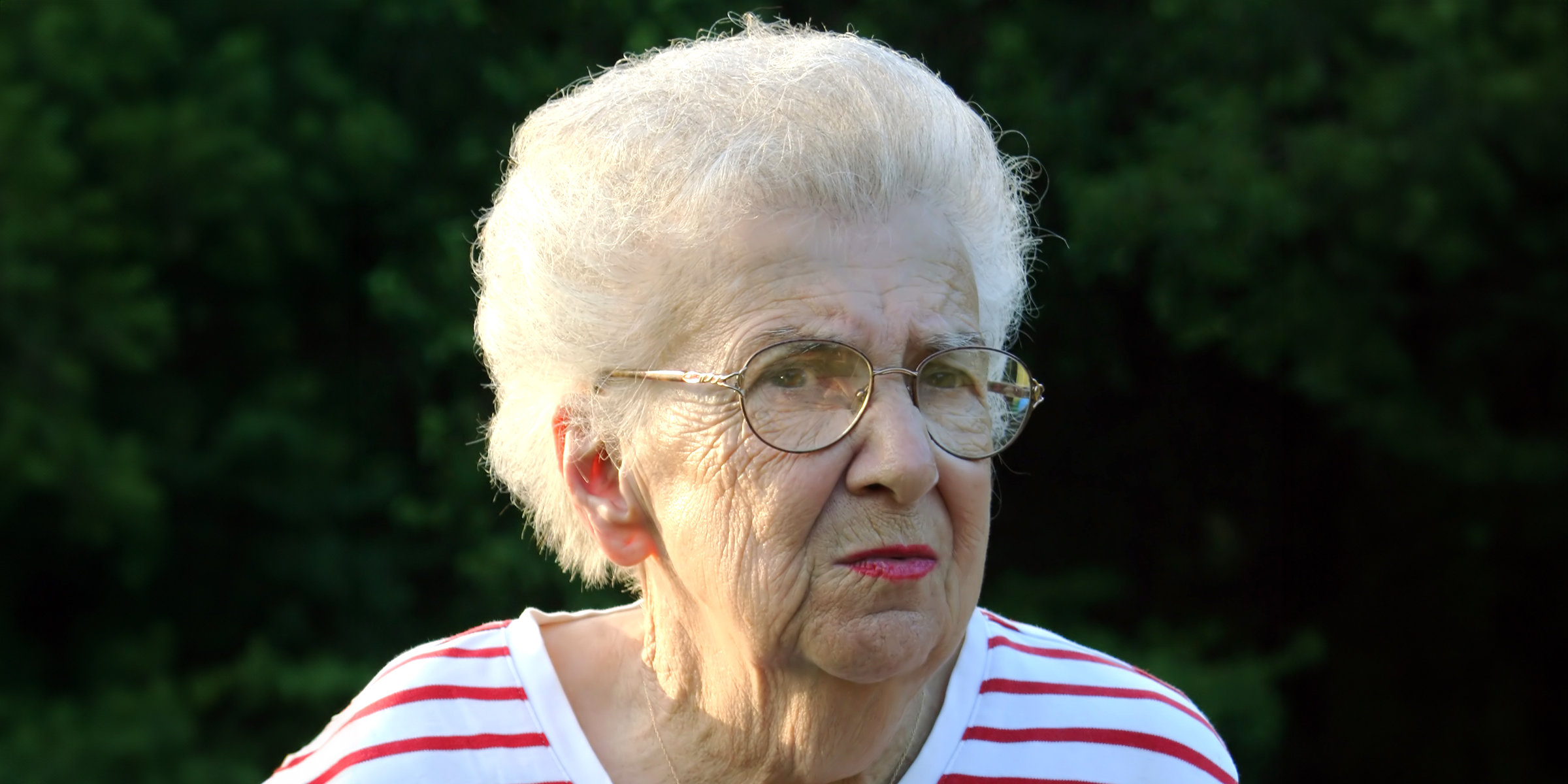 An angry grandmother | Source: Shutterstock