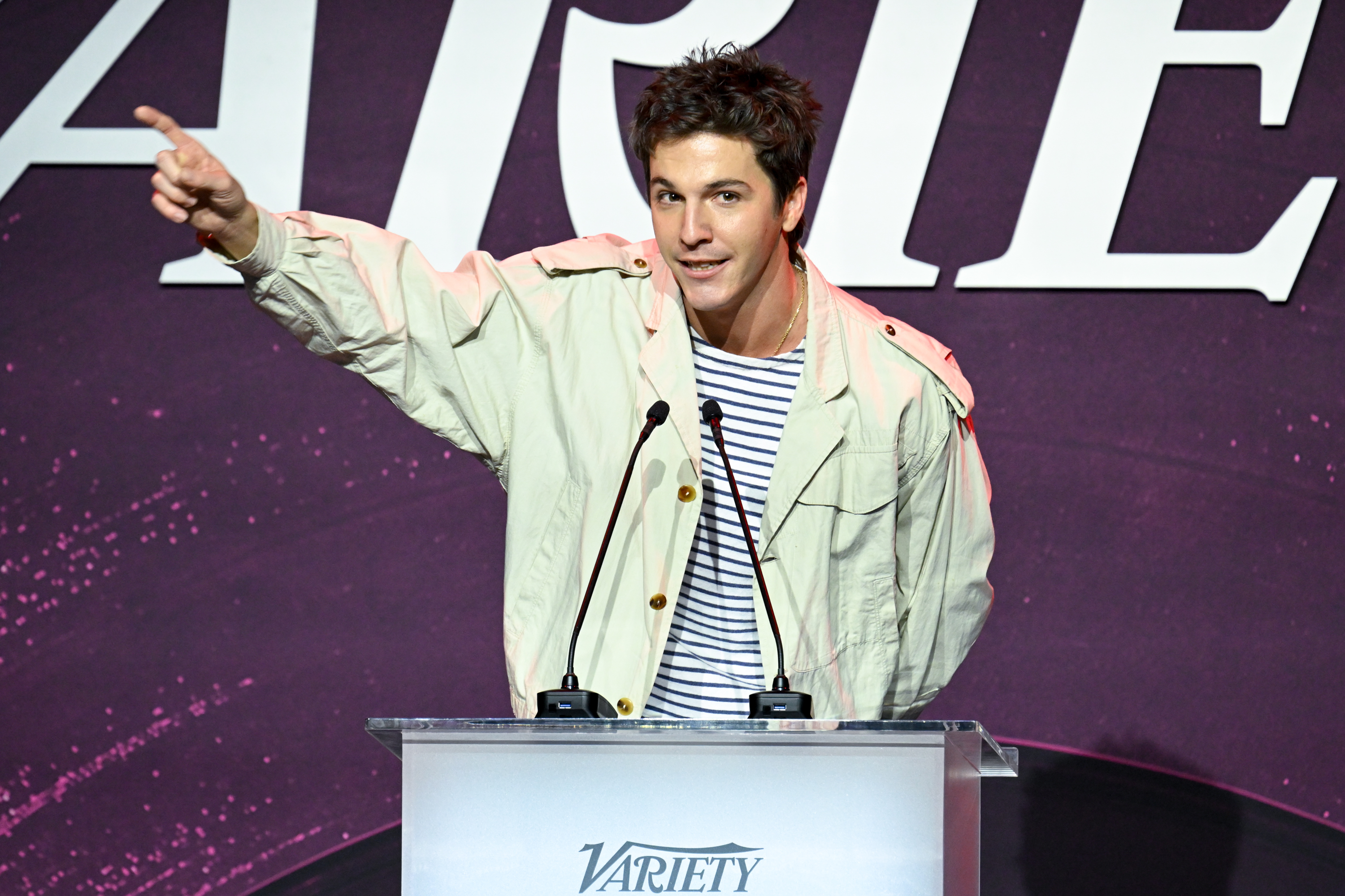 Role Model speaks onstage at Variety Hitmakers at City of Hope on December 6, 2025, in Los Angeles, California | Source: Getty Images
