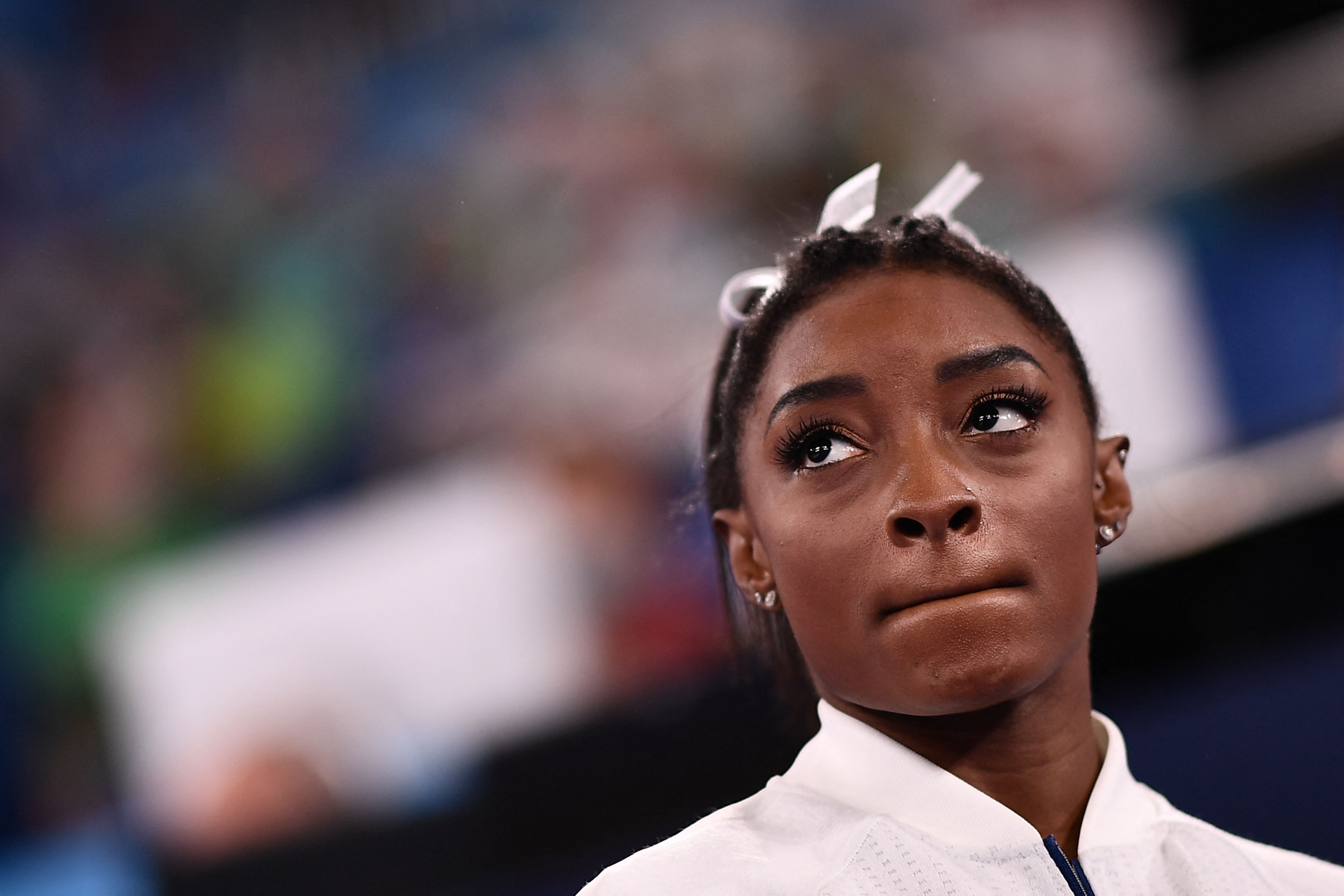 Simone Biles in Tokyo on July 27, 2021 | Source: Getty Images