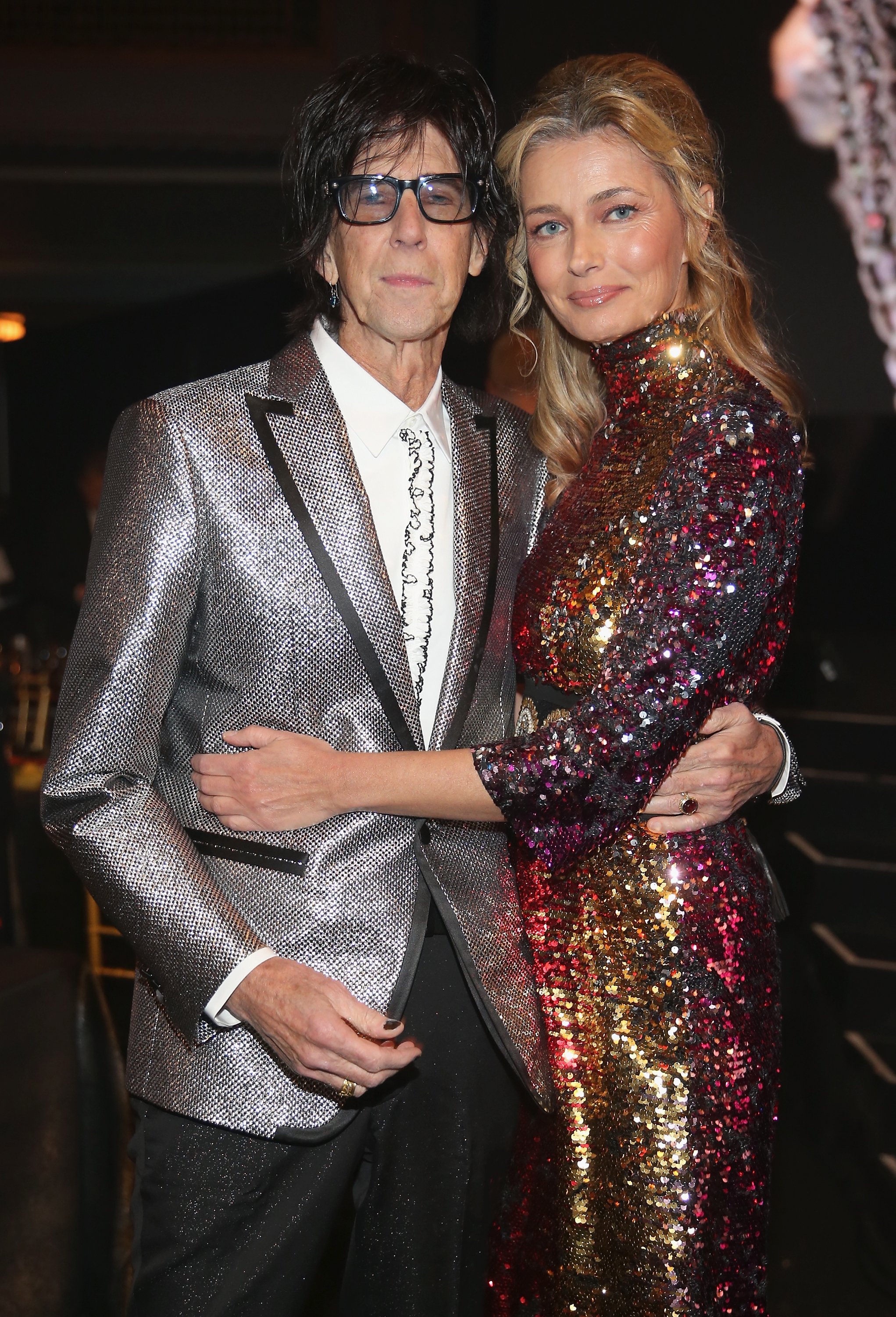 Paulina Porizkova and Ric Ocasek pictured at the 33rd Annual Rock & Roll Hall of Fame Induction Ceremony, 2018, Cleveland, Ohio. | Photo: Getty Images