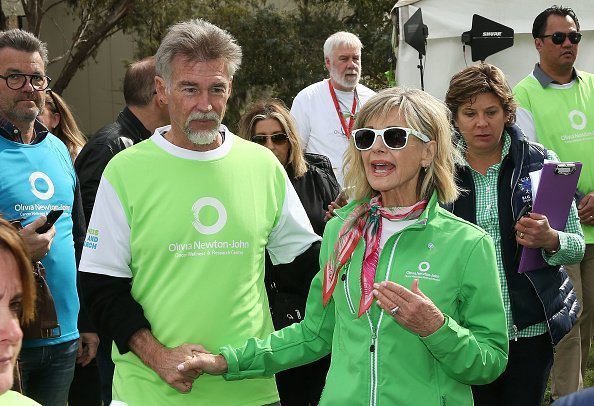 Olivia Newton-John and John Easterling at the annual Wellness Walk and Research Run on September 16, 2018 | Photo; Getty Images