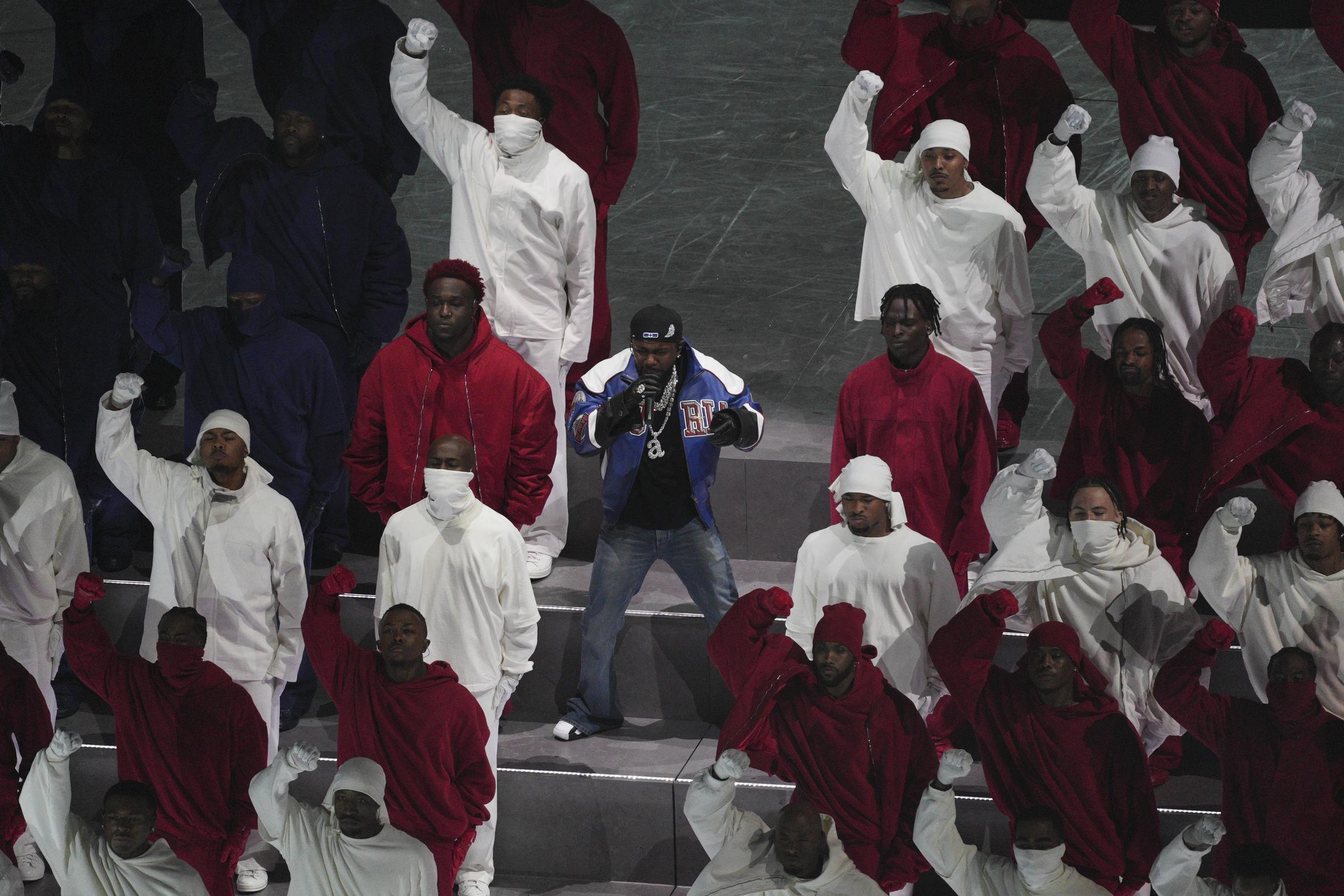 Kendrick Lamar performs during Super Bowl LIX at Caesars Superdome on February 9, 2025 | Source: Getty Images