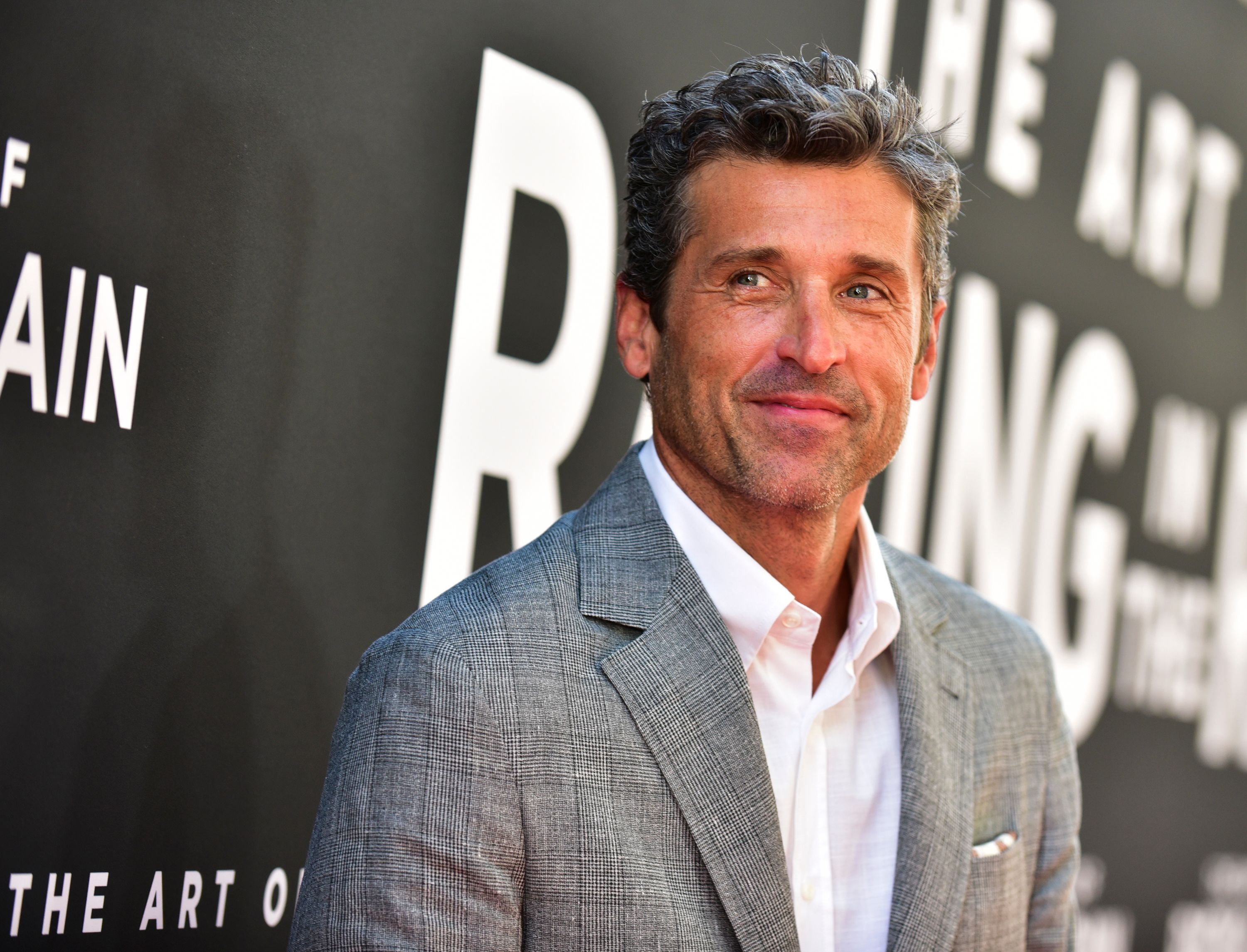 Patrick Dempsey at the premiere of 20th Century Fox's "The Art of Racing in the Rain" at El Capitan Theatre on August 01, 2019 | Photo: Getty Images