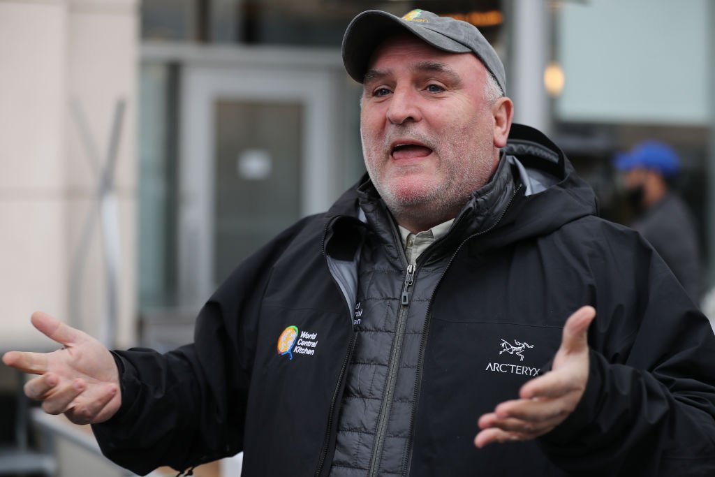 Celebrated Chef Jose Andres talks to journalists about why he is converting Zaytinya into a grab-and-go meal restaurant in response to the novel coronavirus March 17, 2020 | Photo: Getty Images