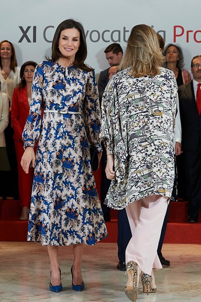 La reina Letizia de España asiste a los premios 'Proyectos Sociales De Banco Santander' el 20 de mayo de 2019 en Madrid, España. | Fuente: Getty Images