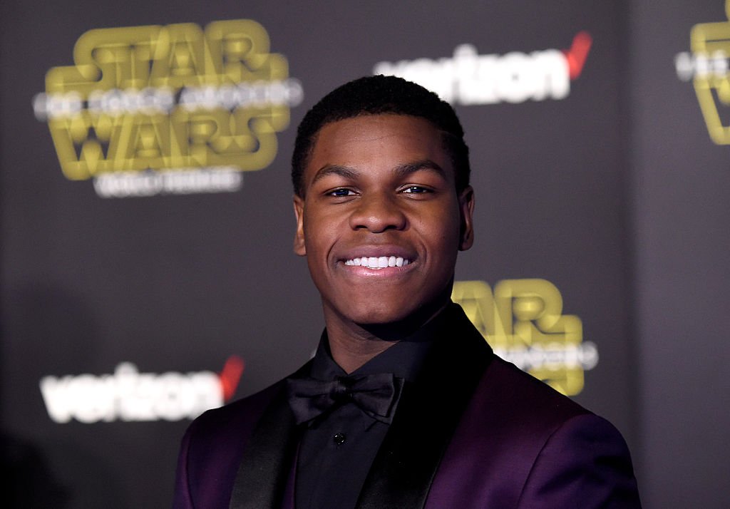 John Boyega attends the premiere of "Star Wars: The Force Awakens" on December 14, 2015, in Hollywood, California. | Source: Getty Images.
