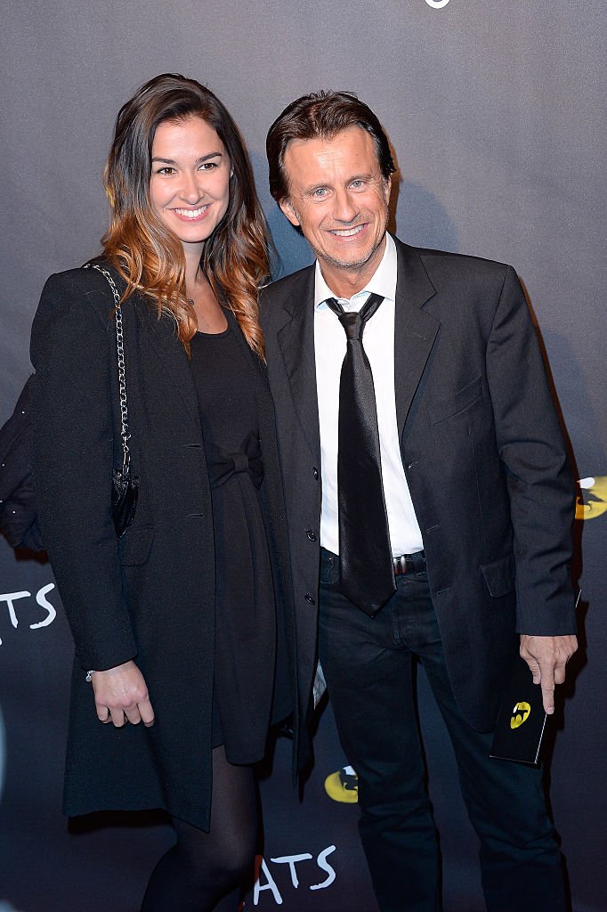 Vincent Perrot et Virginie le 1er octobre 2015 à Paris. l Source : Getty Images
