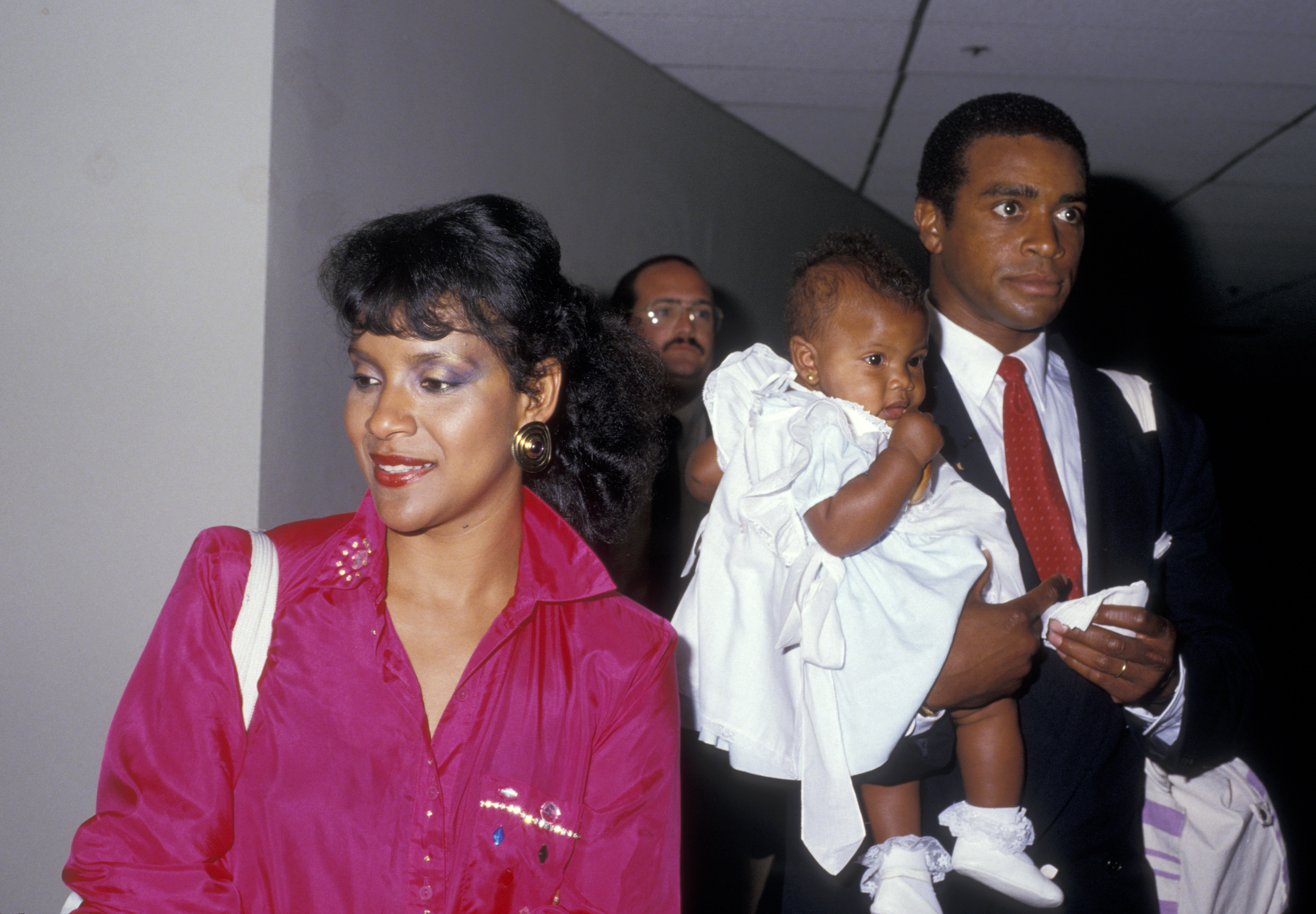 Phylicia Rashad, Ahmad Rashad, and their daughter Condola Rashad attend the "NBC Affiliates Party" on June 2, 1987, at the Century Plaza Hotel in Century City, California. | Source: Getty Images