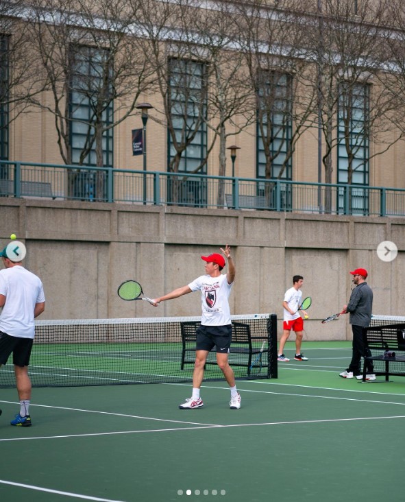 Carnegie Mellon University's tennis court on April 4, 2022 | Source: Instagram/carnegiemellon