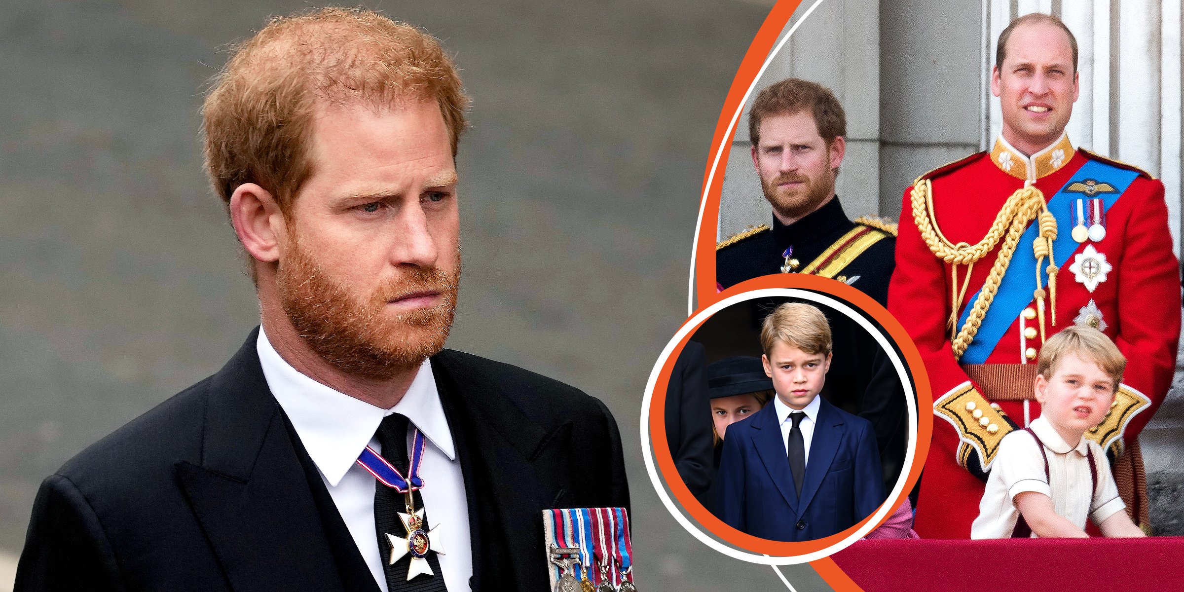 Prince Harry | Prince George | Prince William, Harry and George | Source: Getty Images