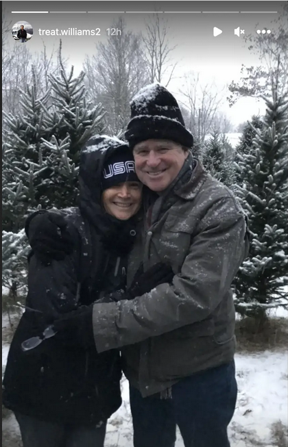 Pam Van Sant and Treat Williams in Vermont. | Source: instagram.com/treat.williams2