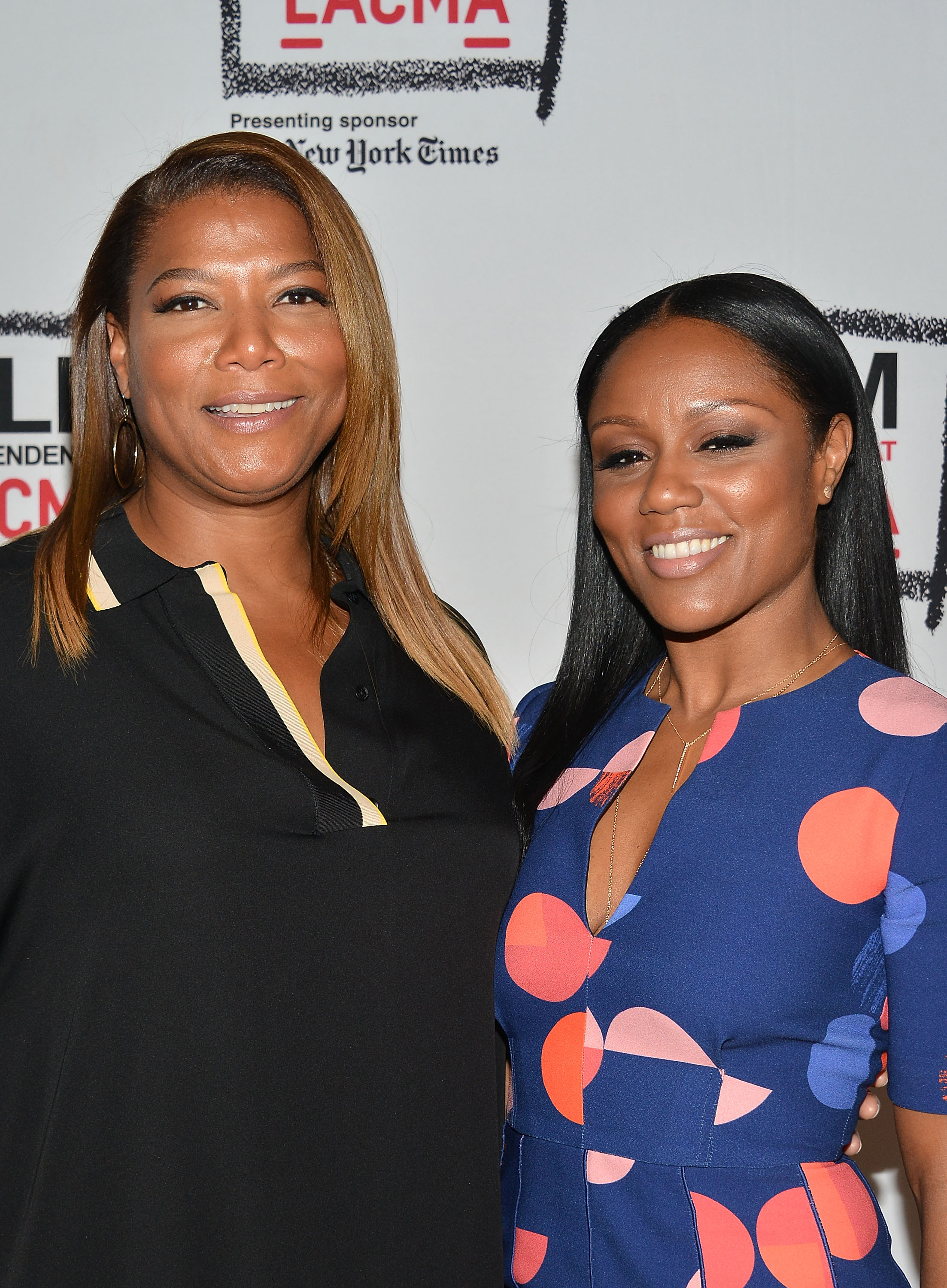 Queen Latifah and Eboni Nichols at the LACMA Special Screening of "Bessie" in Los Angeles, California on May 9, 2015. | Source: Getty Images