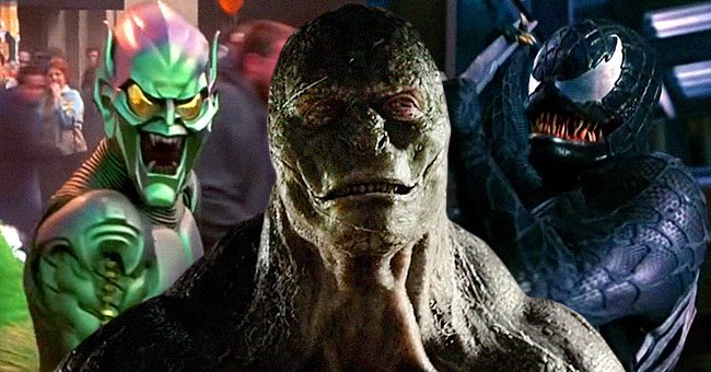 The Green Goblin, Lizard and Venom,all villains from differnt "Spider-Man" movies | Source: Youtube.com/TopMovieClips